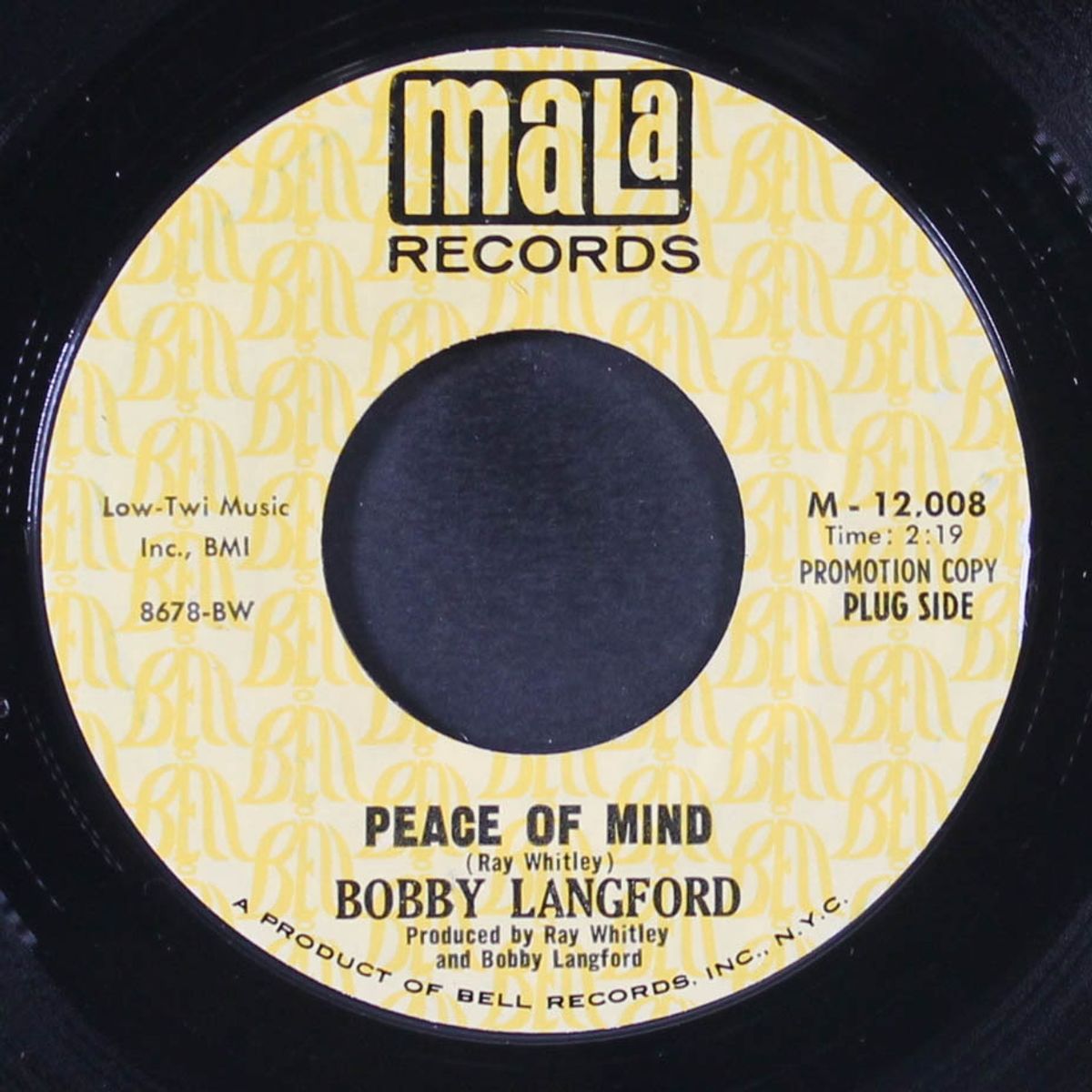 peace of mind / love seeds by BOBBY LANGFORD