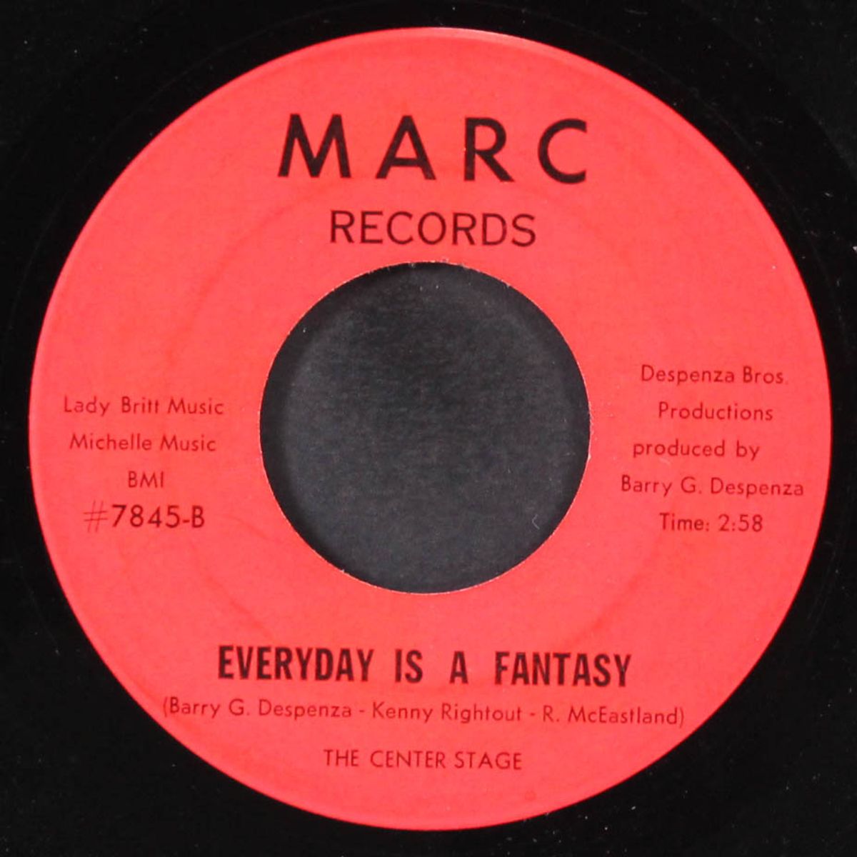 i hear the music / everyday is a fantasy by CENTER STAGE