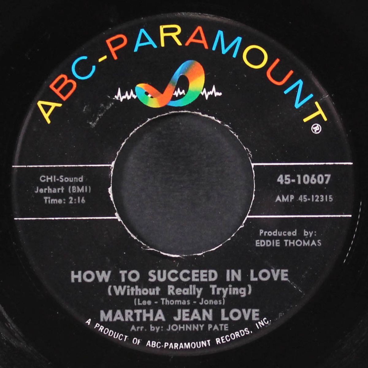 how to succeed in love / don't want you to leave me by MARTHA JEAN LOVE