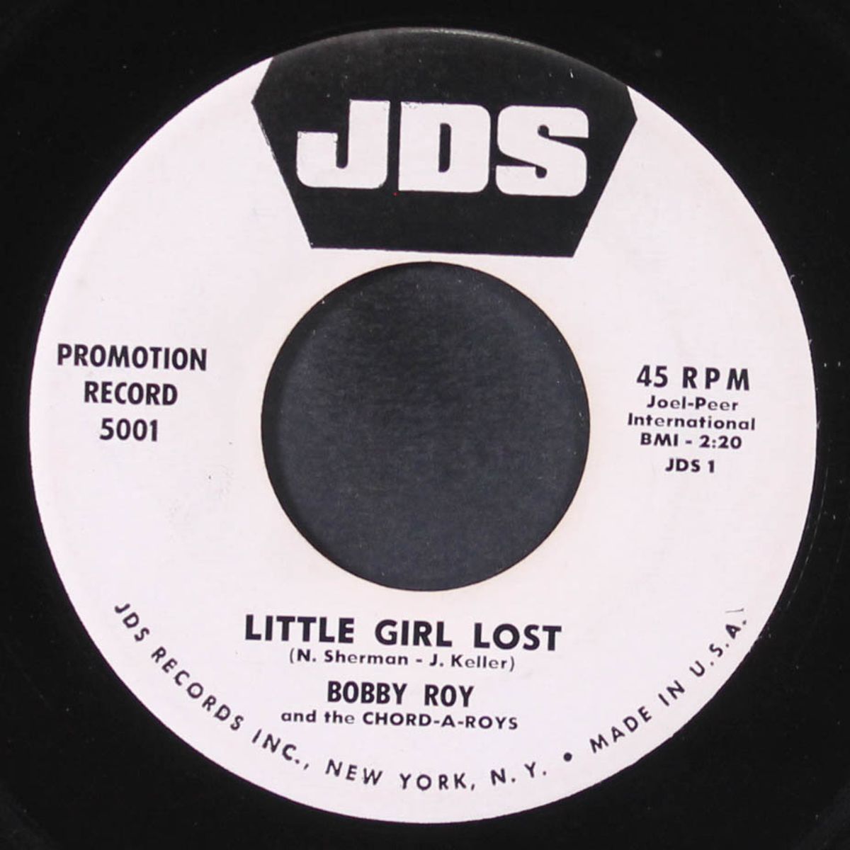 little girl lost / girls were made for boys by BOBBY ROY & CHORD-A-ROYS