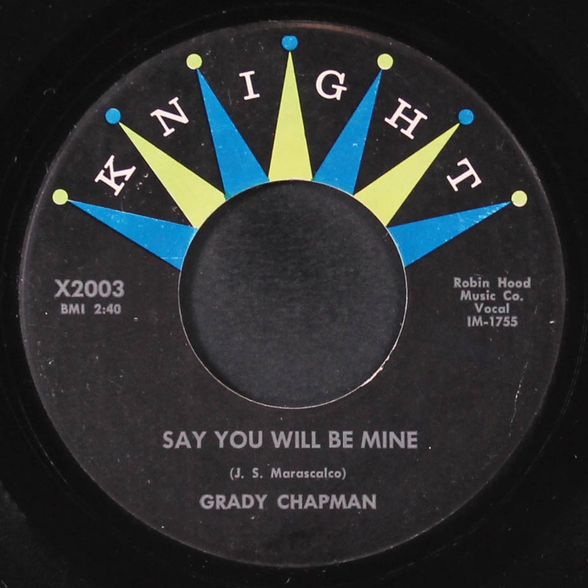 star light, star bright / say you will be mine by GRADY CHAPMAN