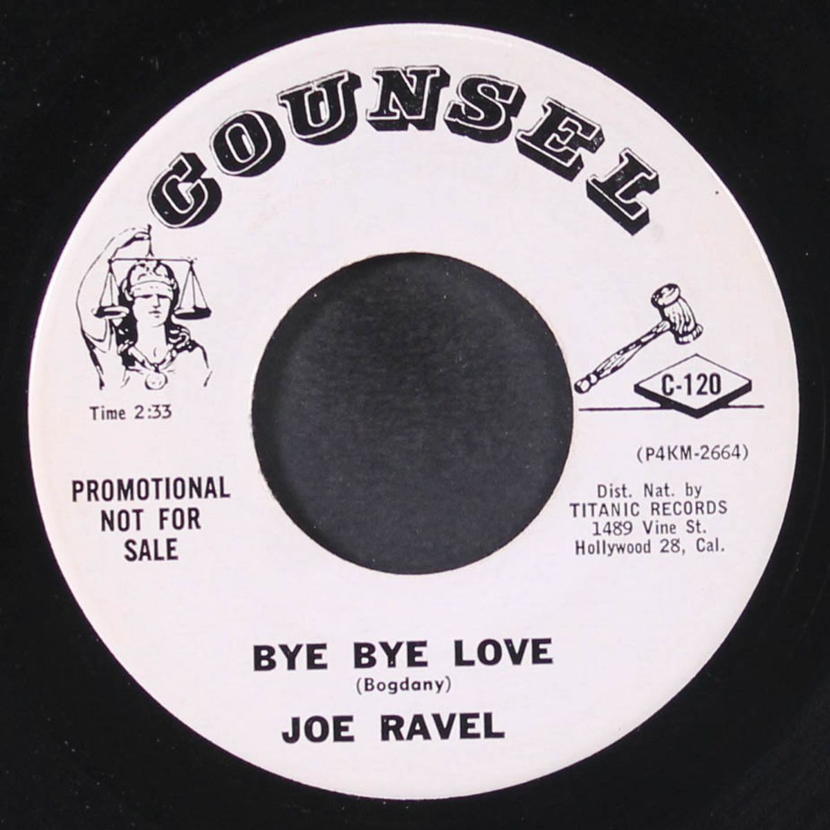 bye bye love / breathless by JOE RAVEL