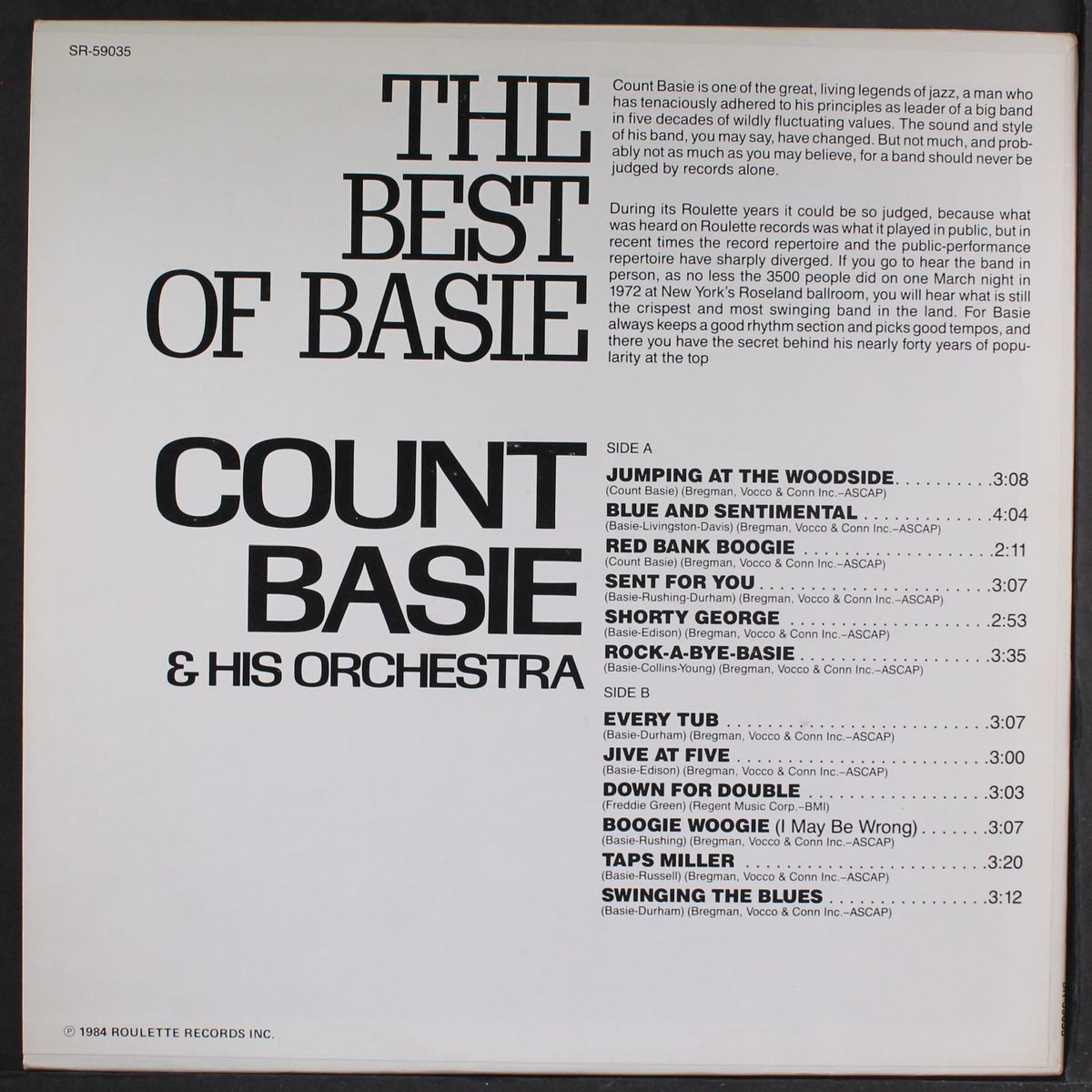 best of basie by COUNT BASIE