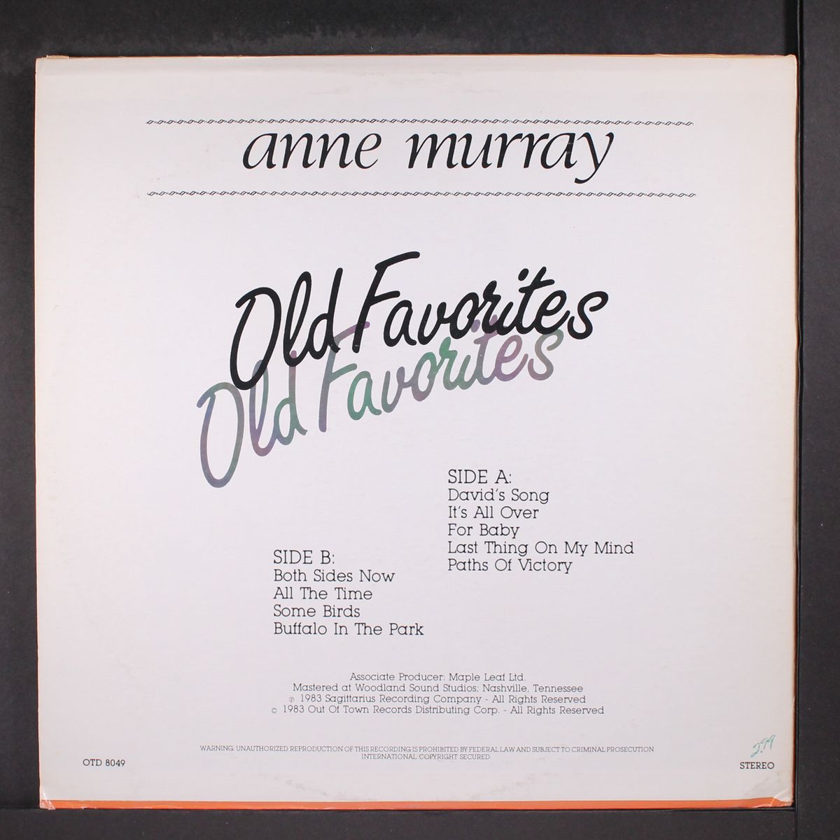 old favorites by ANNE MURRAY