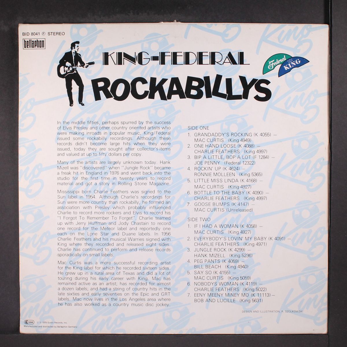 king-federal rockabillys by VARIOUS