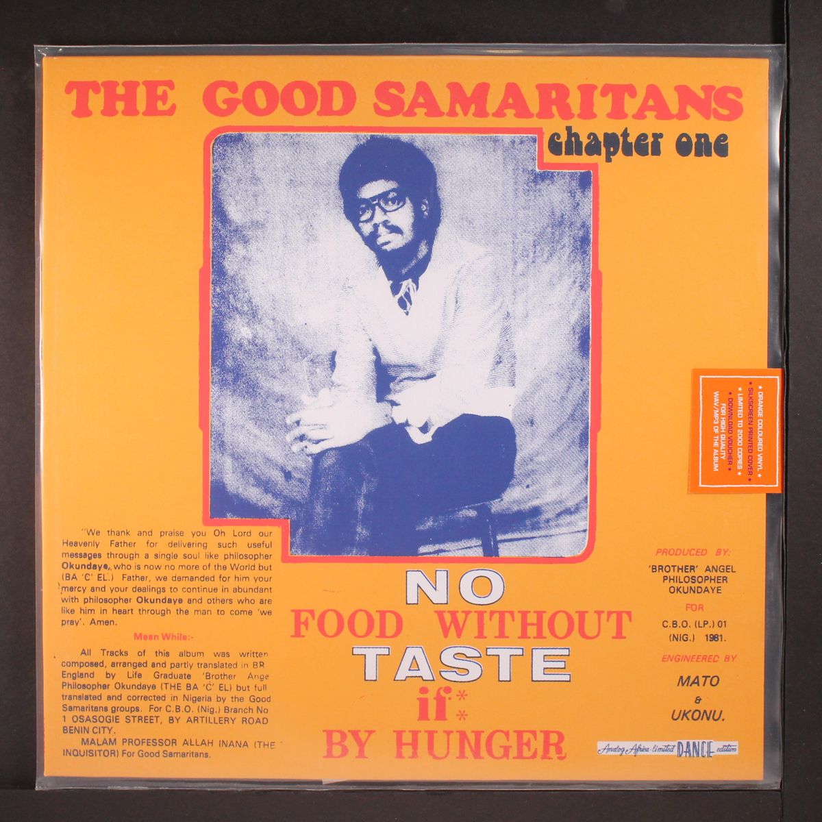 no food without taste if by hunger by GOOD SAMARITANS