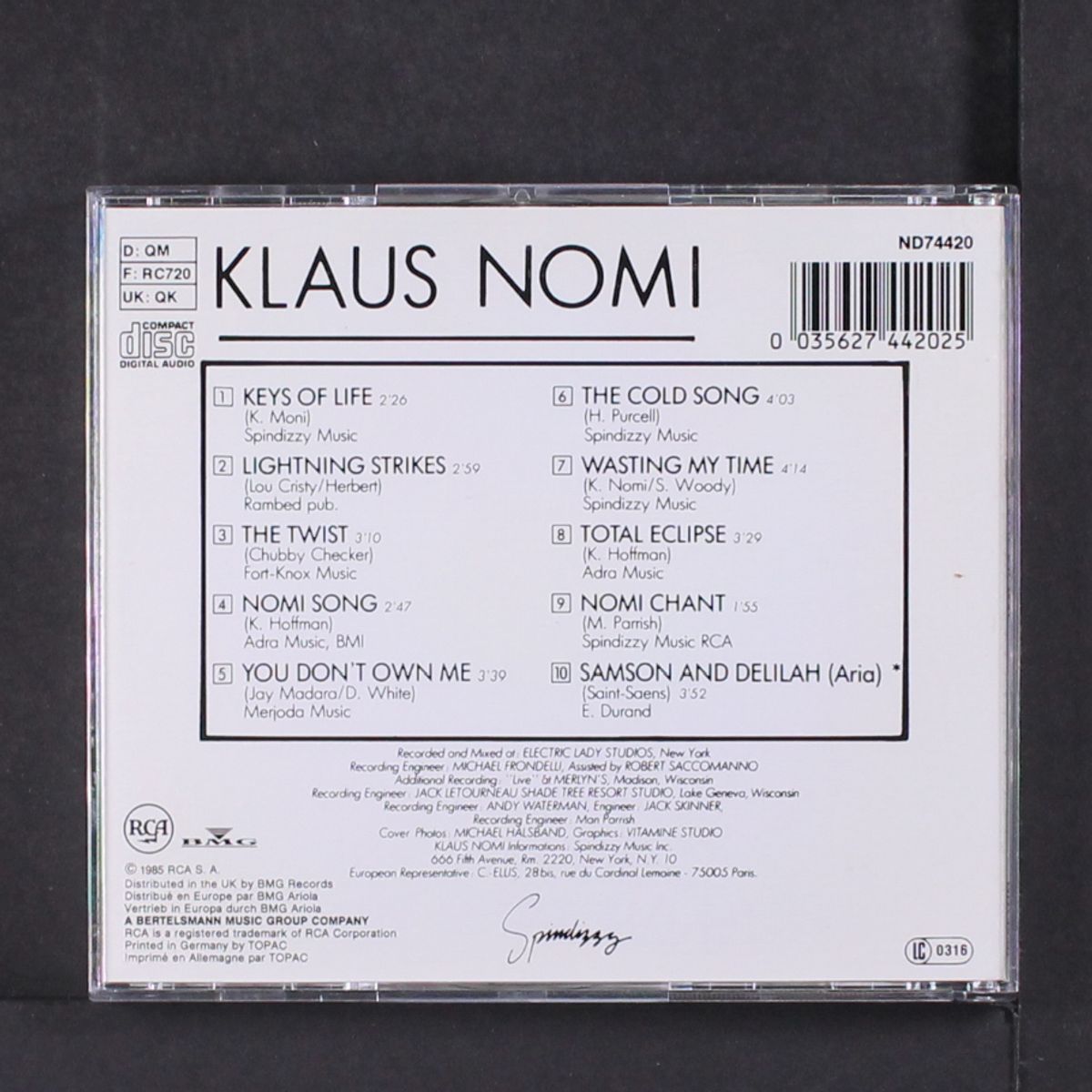 klaus nomi by KLAUS NOMI