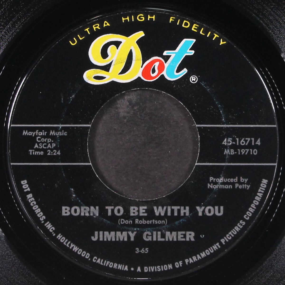 lonesome tears / born to be with you by JIMMY GILMER