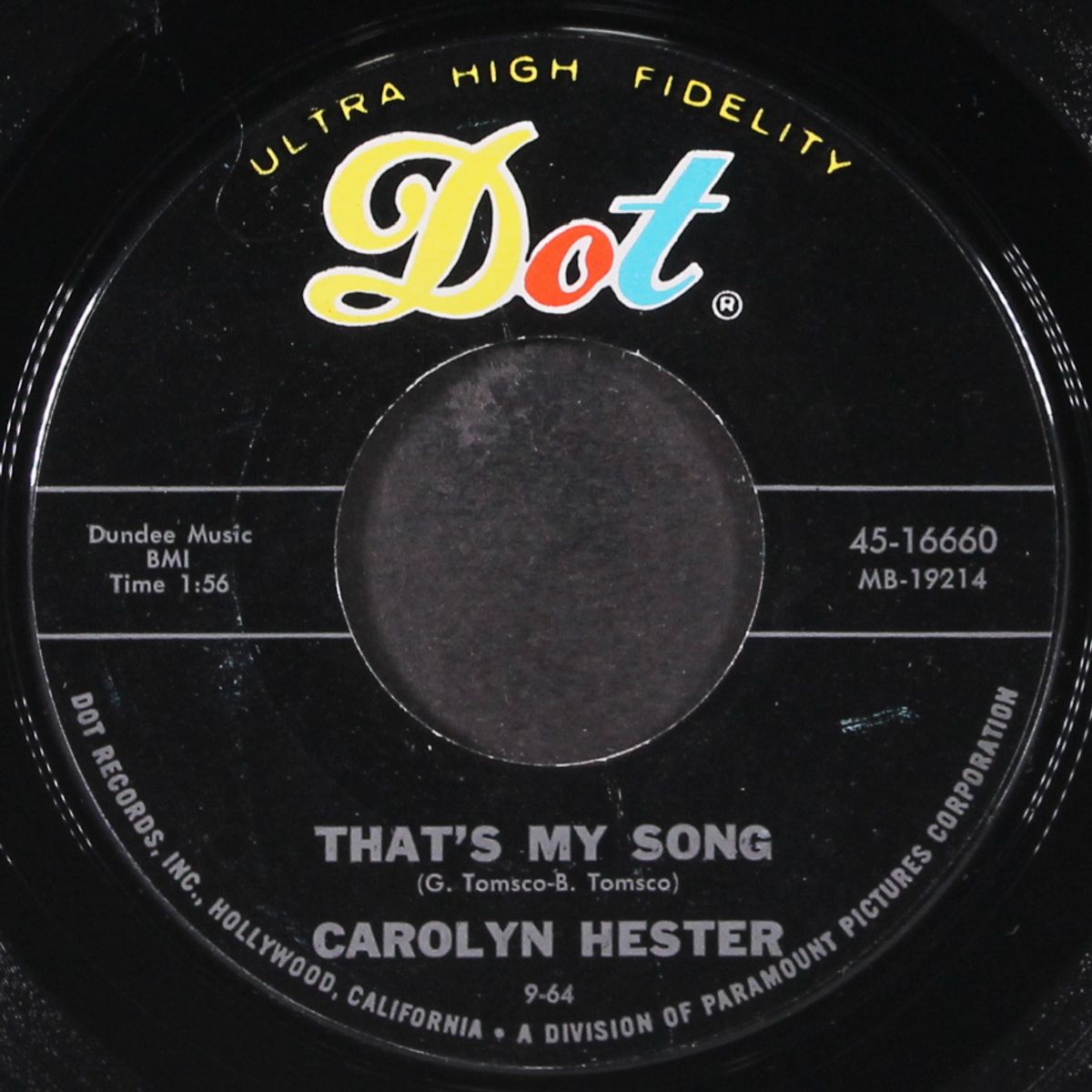 stay not late / that's my song by CAROLYN HESTER