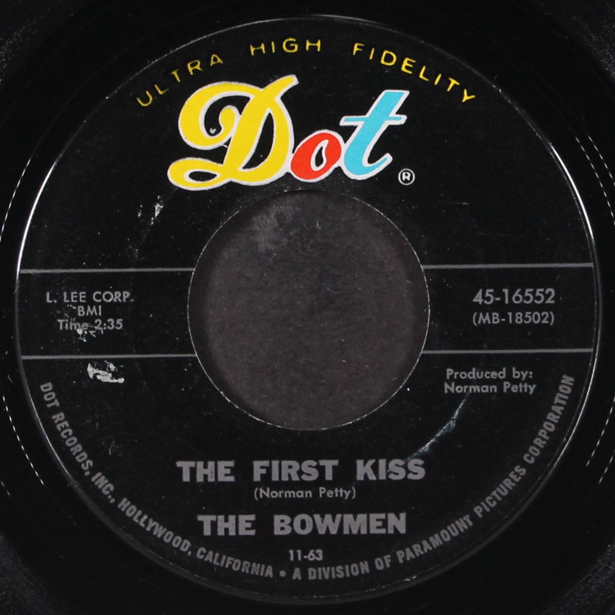 the first kiss / the quiet hours by BOWMEN