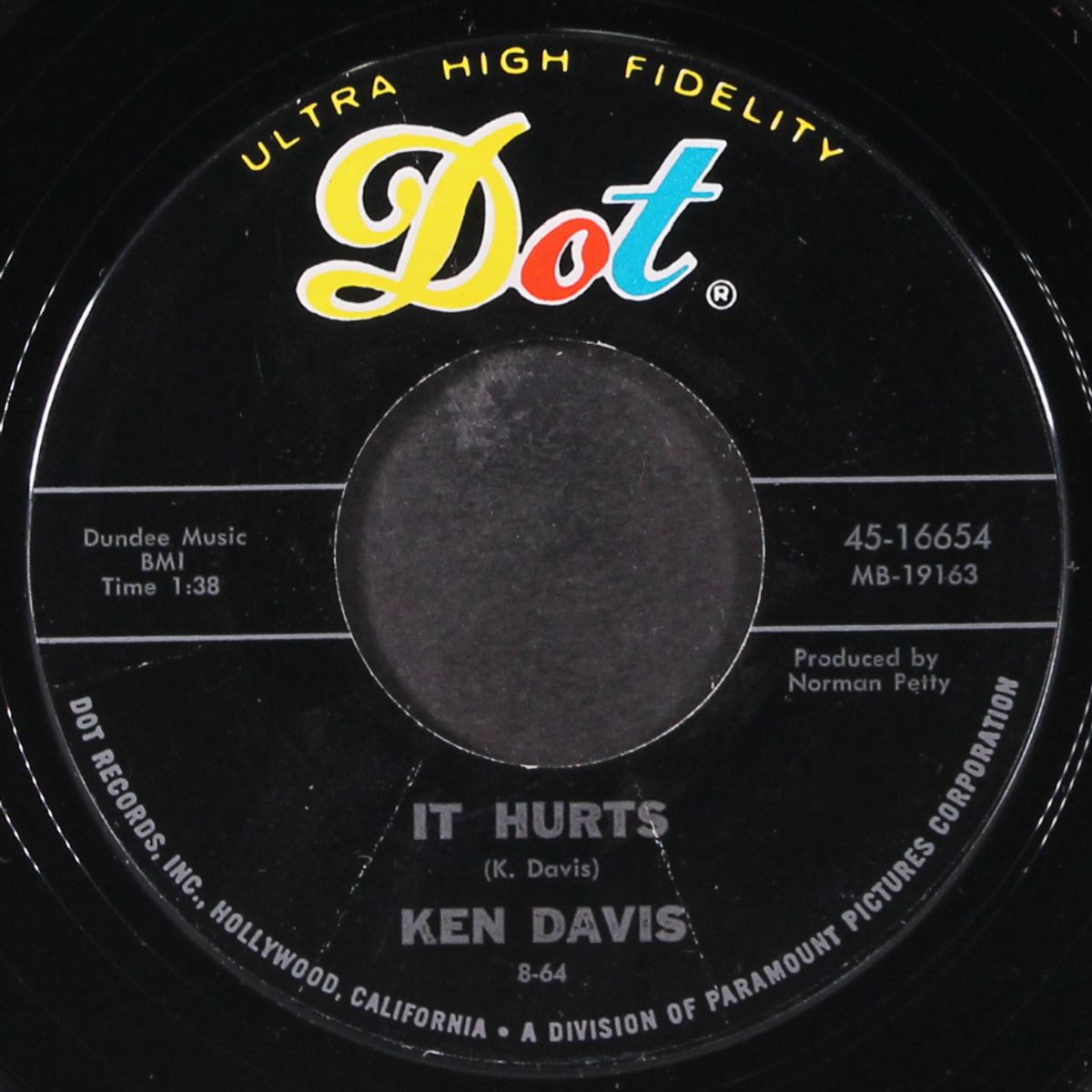 drop out / it hurts by KEN DAVIS