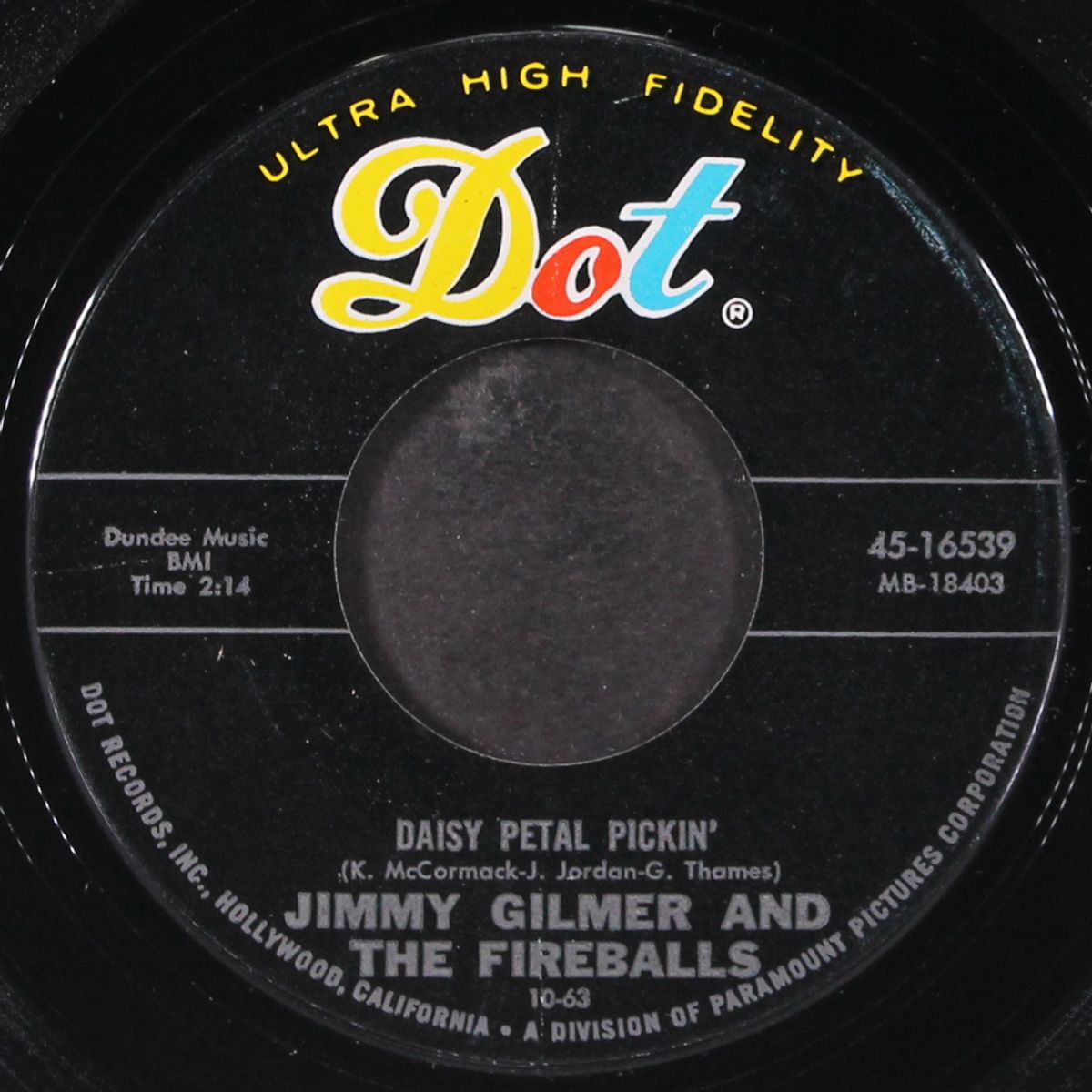 daisy petal pickin' / when my tears have dried by JIMMY GILMER