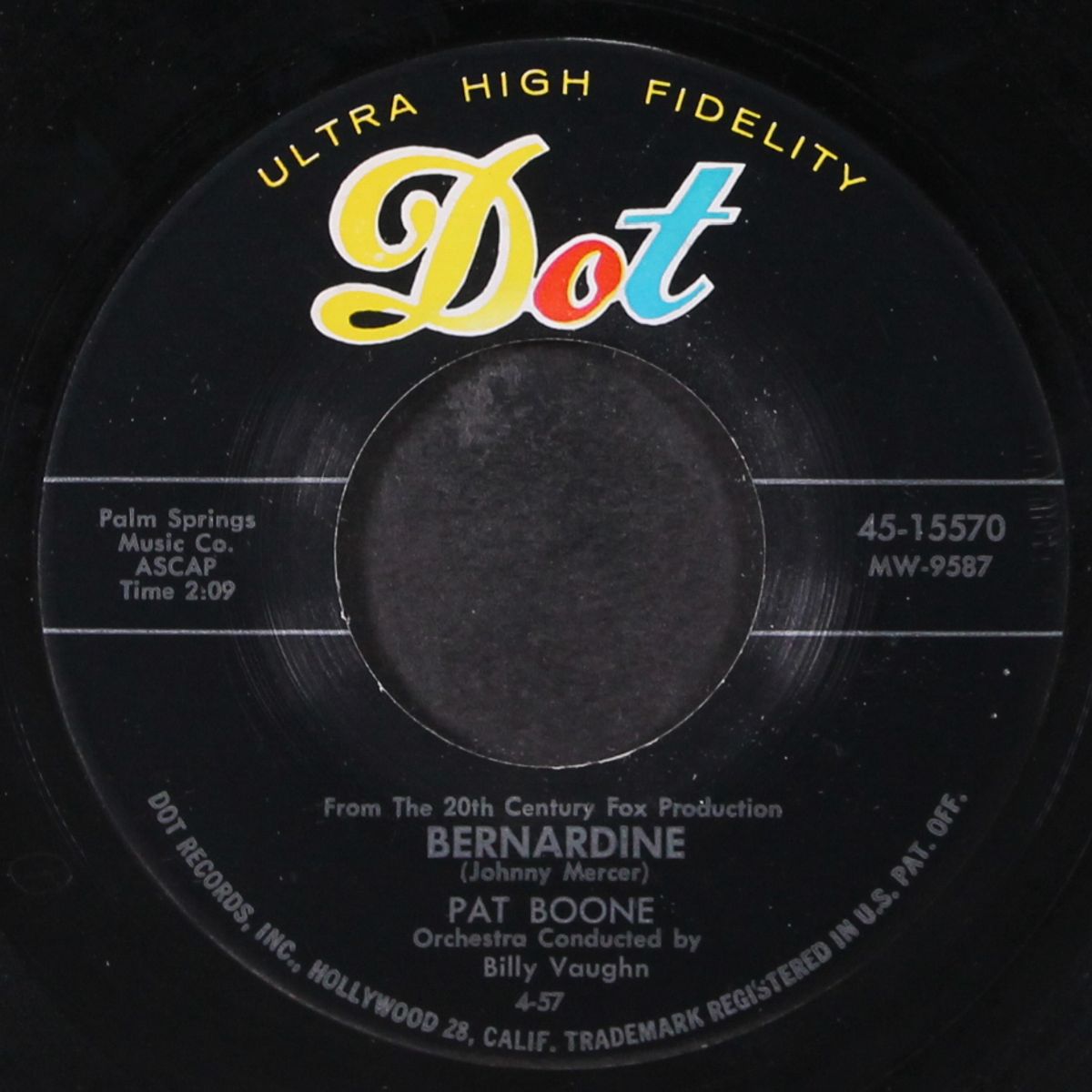 bernardine / love letters in the sand by PAT BOONE
