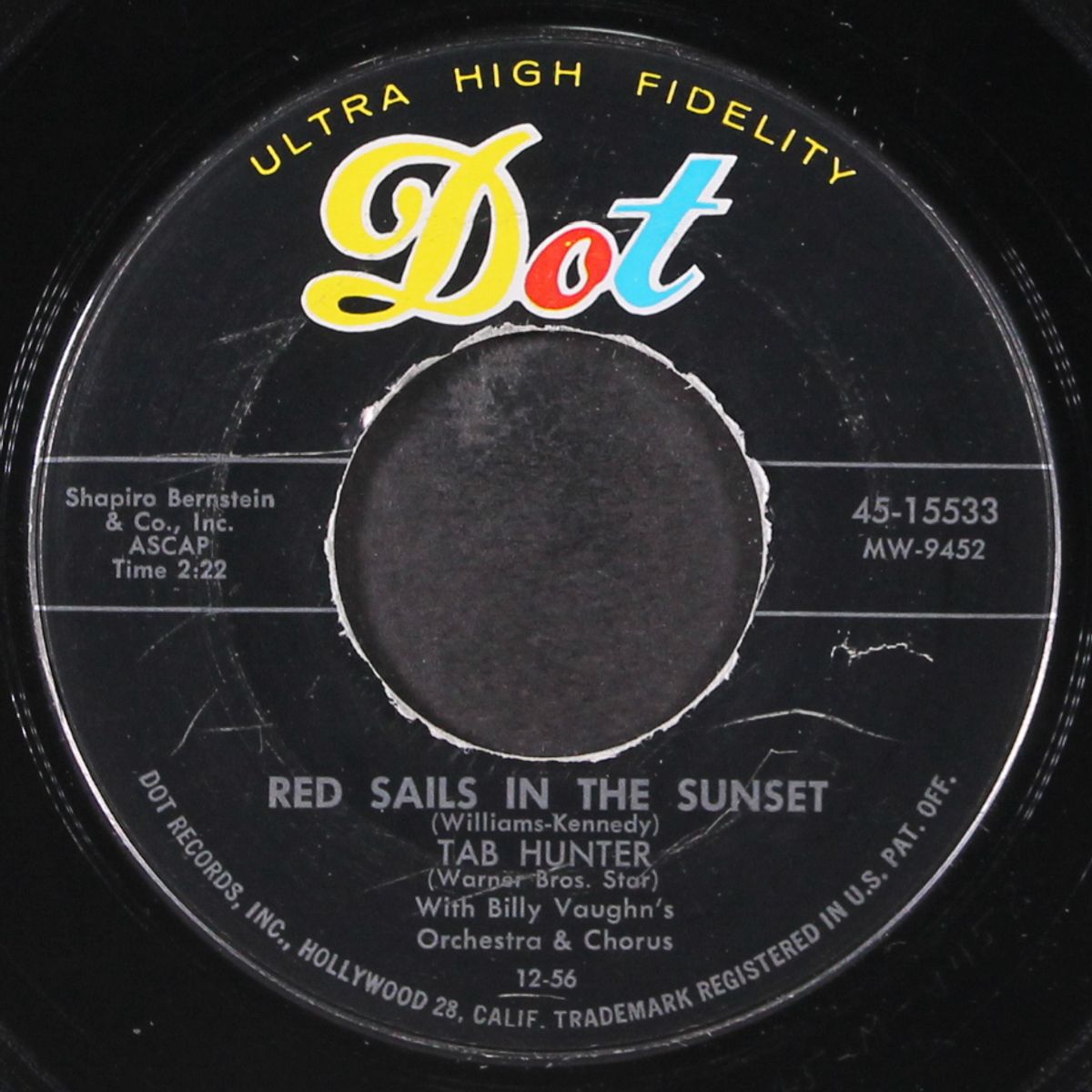red sails in the sunset by TAB HUNTER