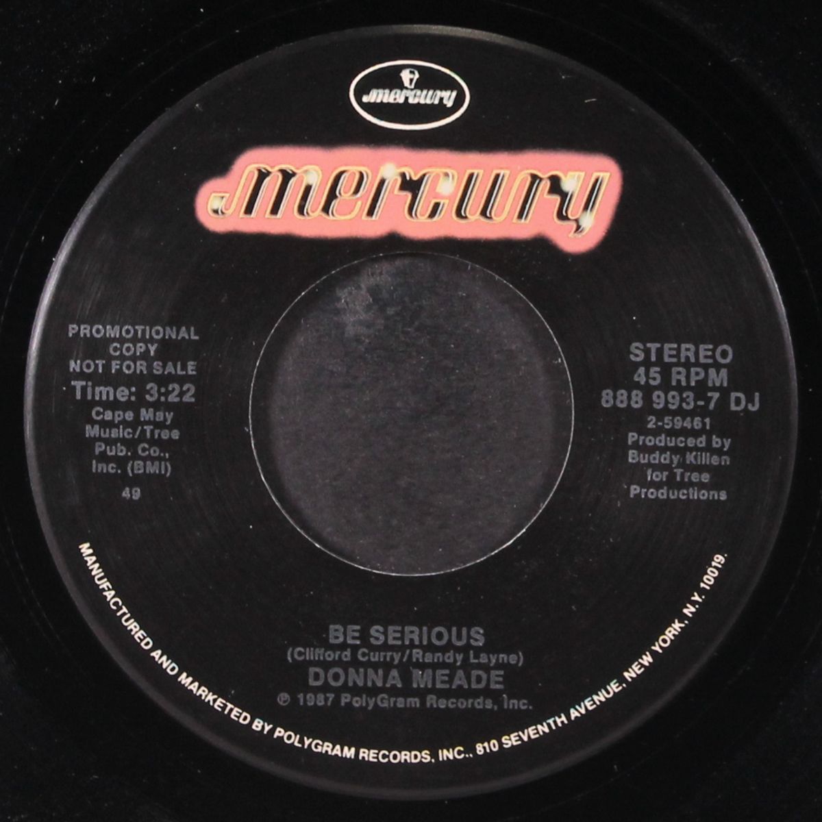 be serious by DONNA MEADE