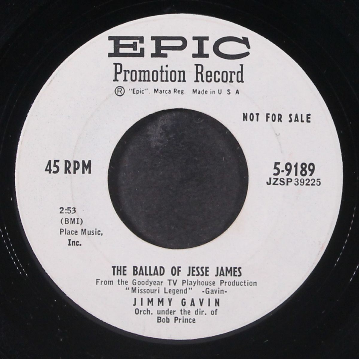 the ballad of jesses james by JIMMY GAVIN