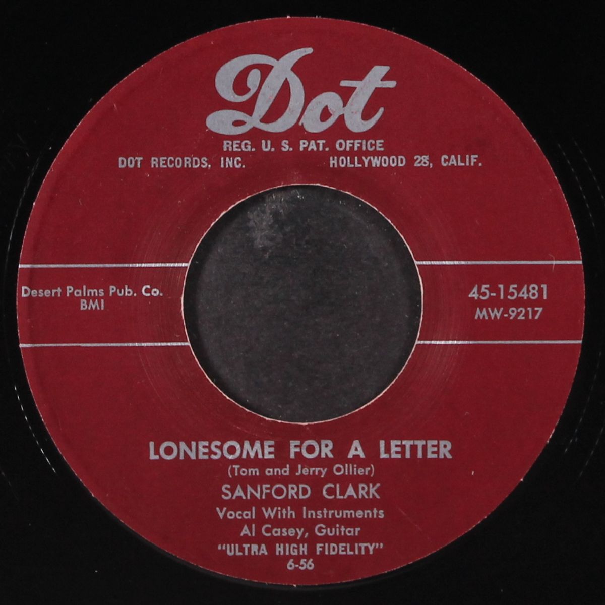 the fool / lonesome for a letter by SANFORD CLARK