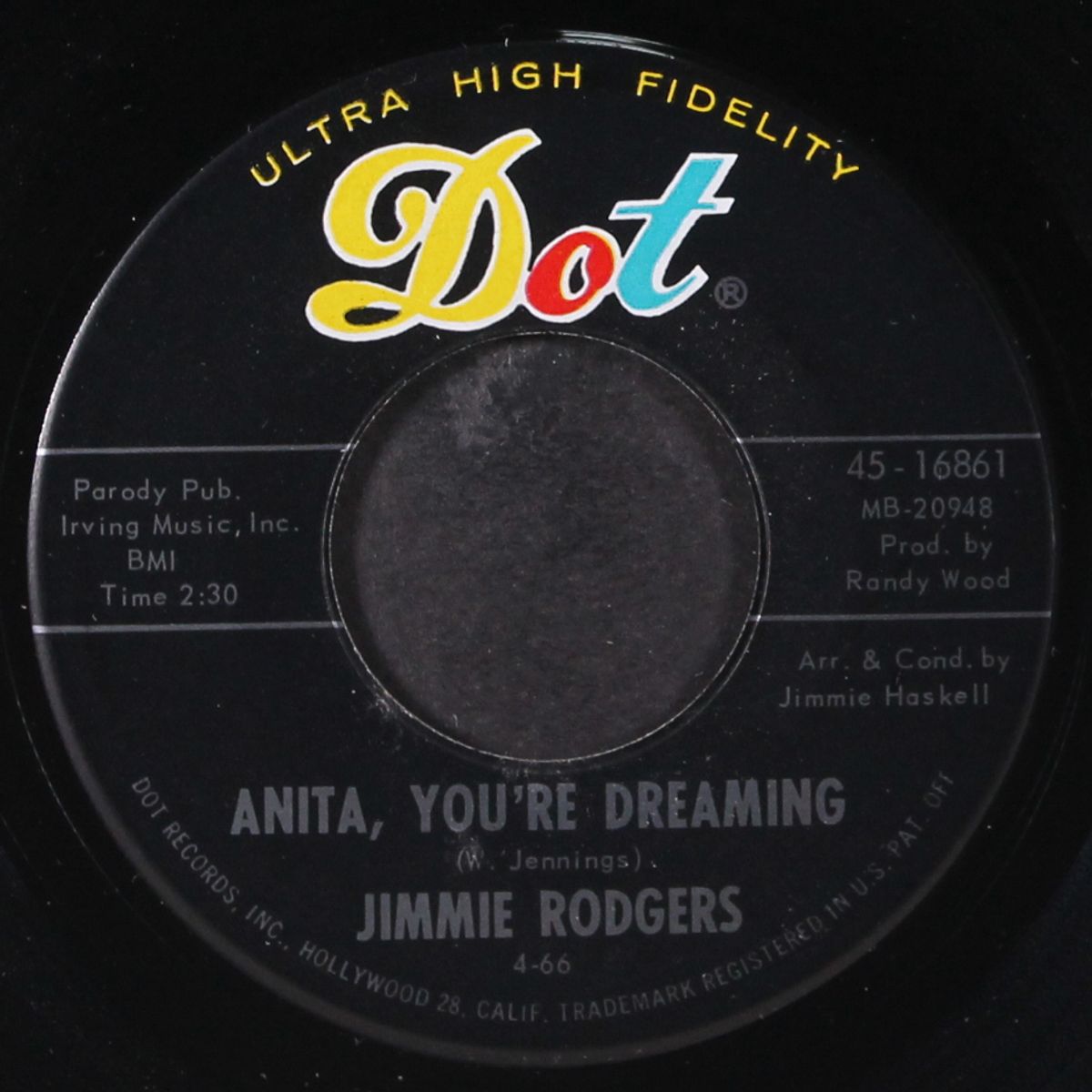 it's over / anita, you're dreaming by JIMMIE RODGERS