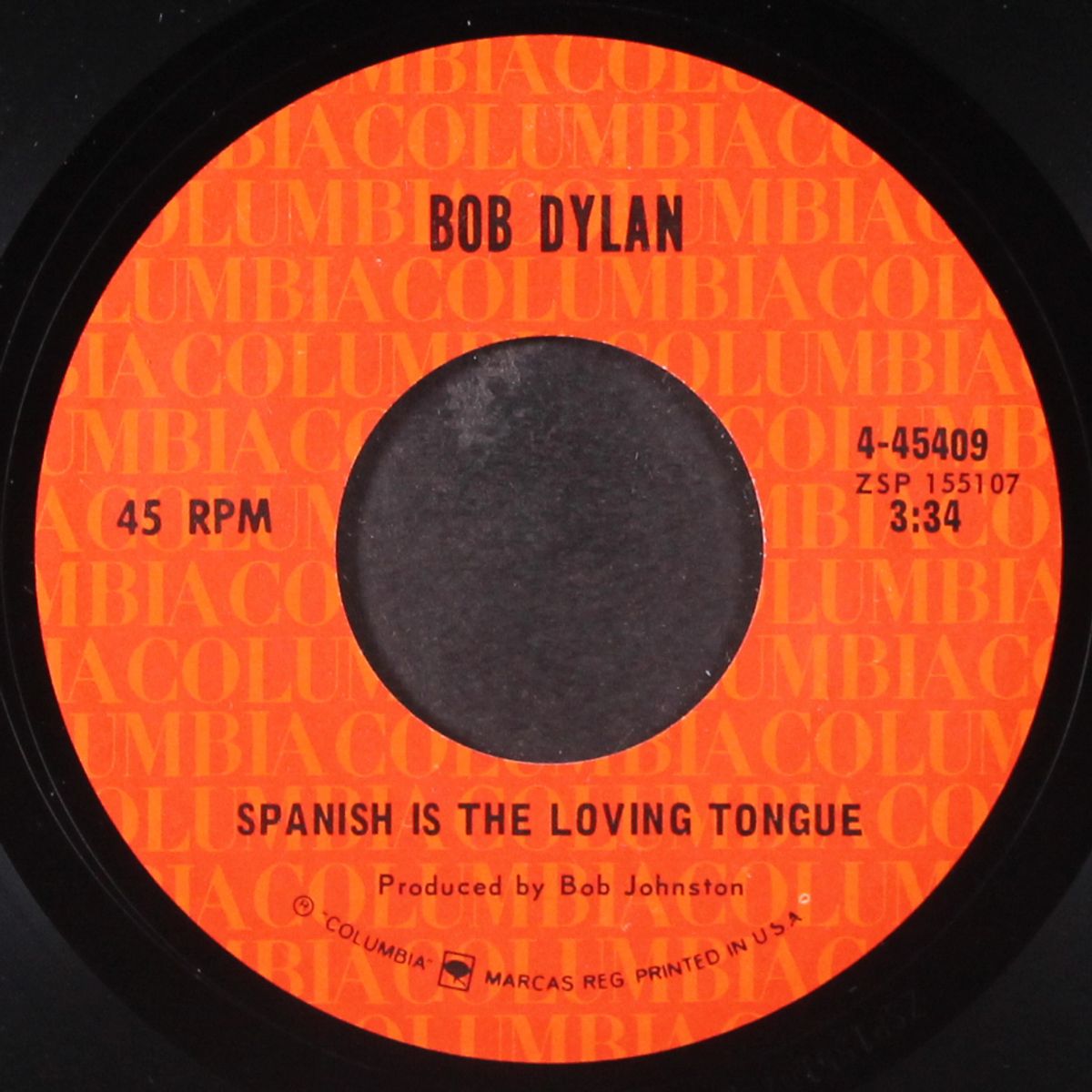 watching the river flow / spanish is the loving tongue by BOB DYLAN