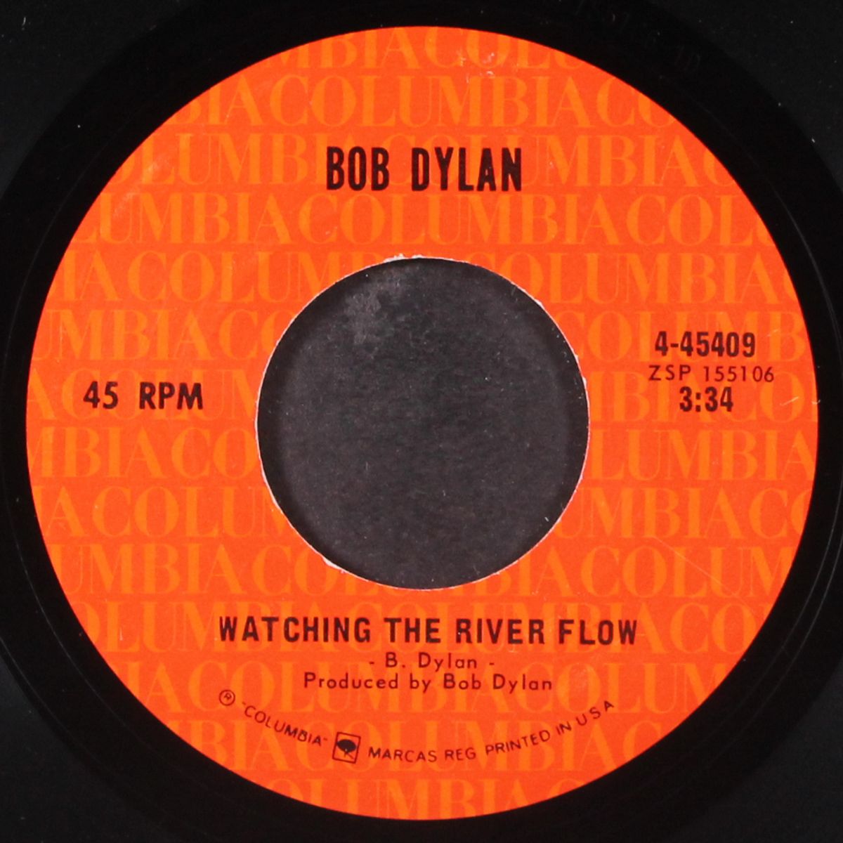 watching the river flow / spanish is the loving tongue by BOB DYLAN