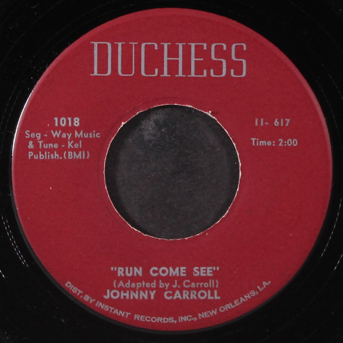 the sally ann / run come see by JOHNNY CARROLL