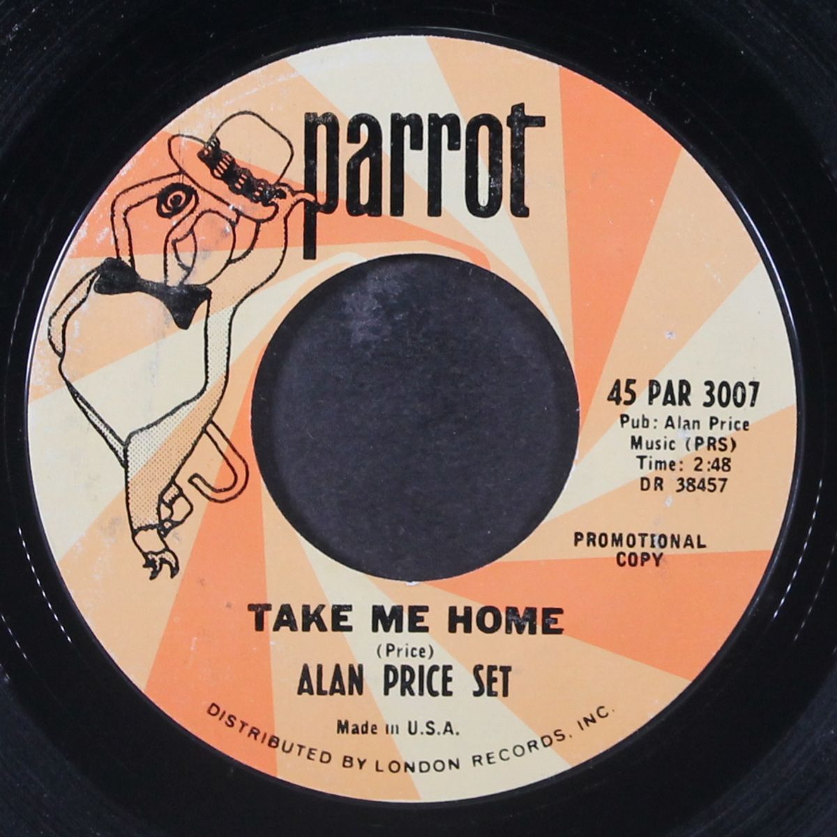 hi-lili, hi-lo / take me home by ALAN PRICE SET