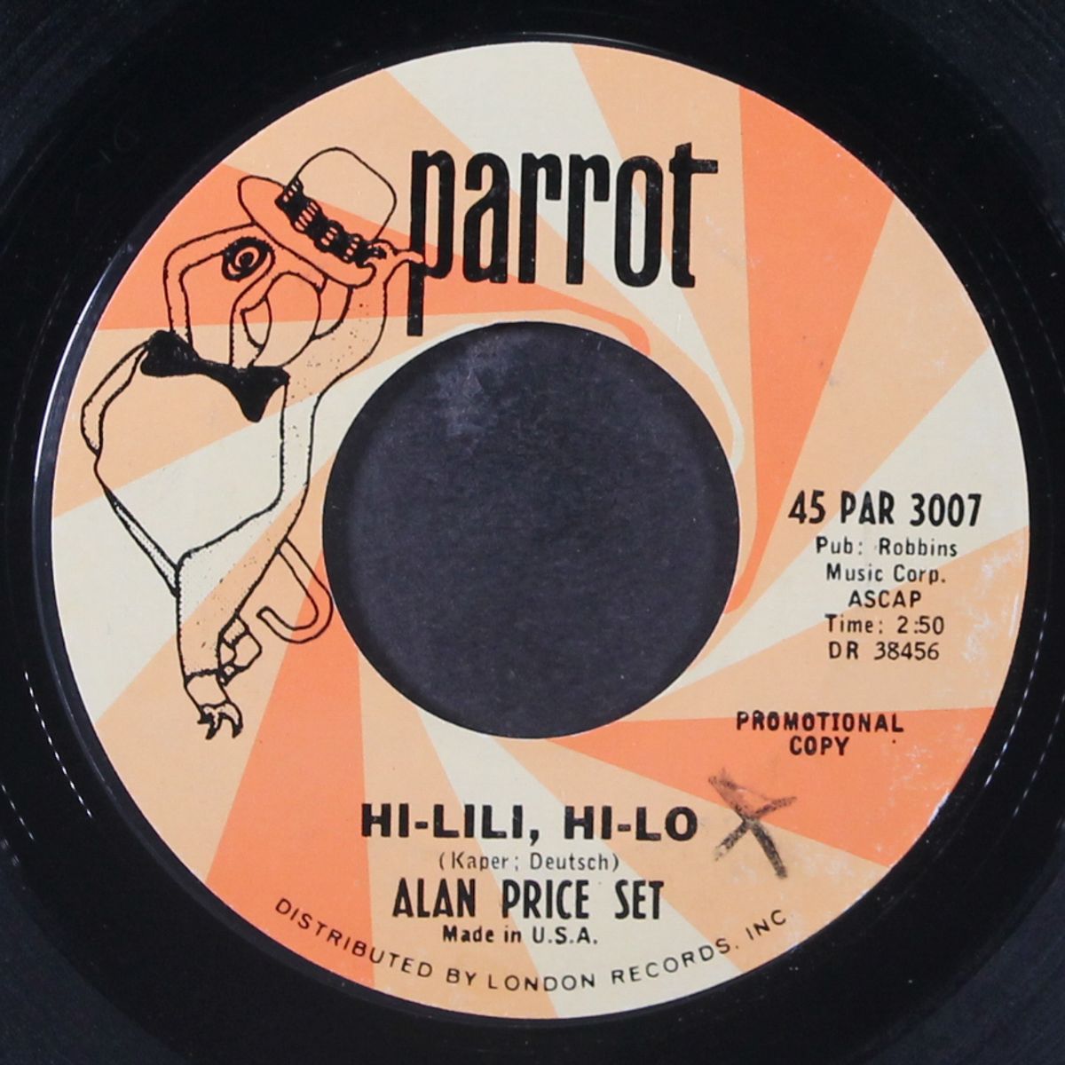 hi-lili, hi-lo / take me home by ALAN PRICE SET