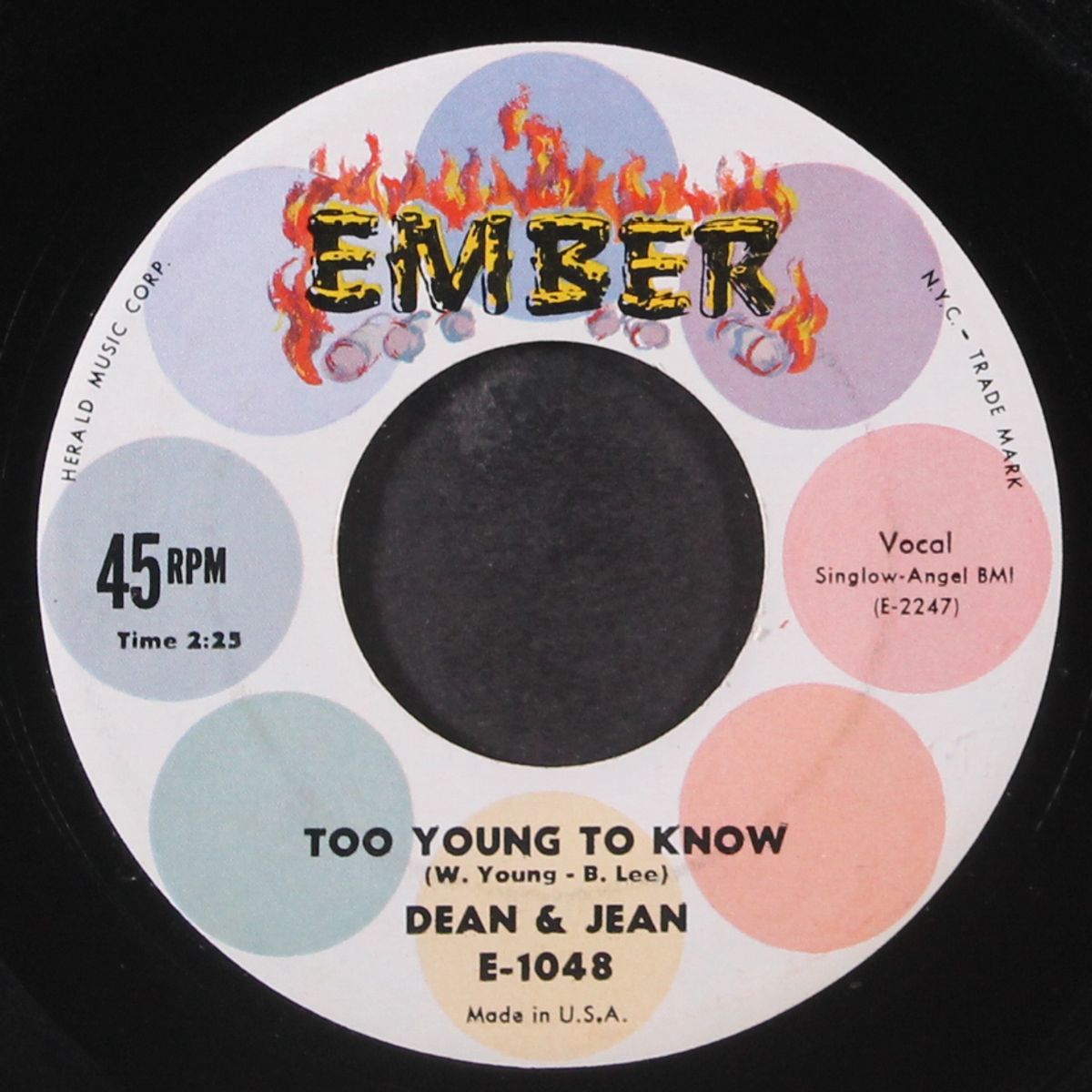 too young to know by DEAN & JEAN