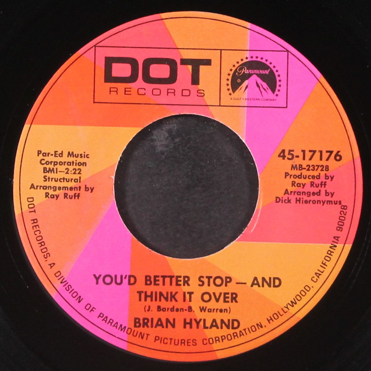 tragedy by BRIAN HYLAND