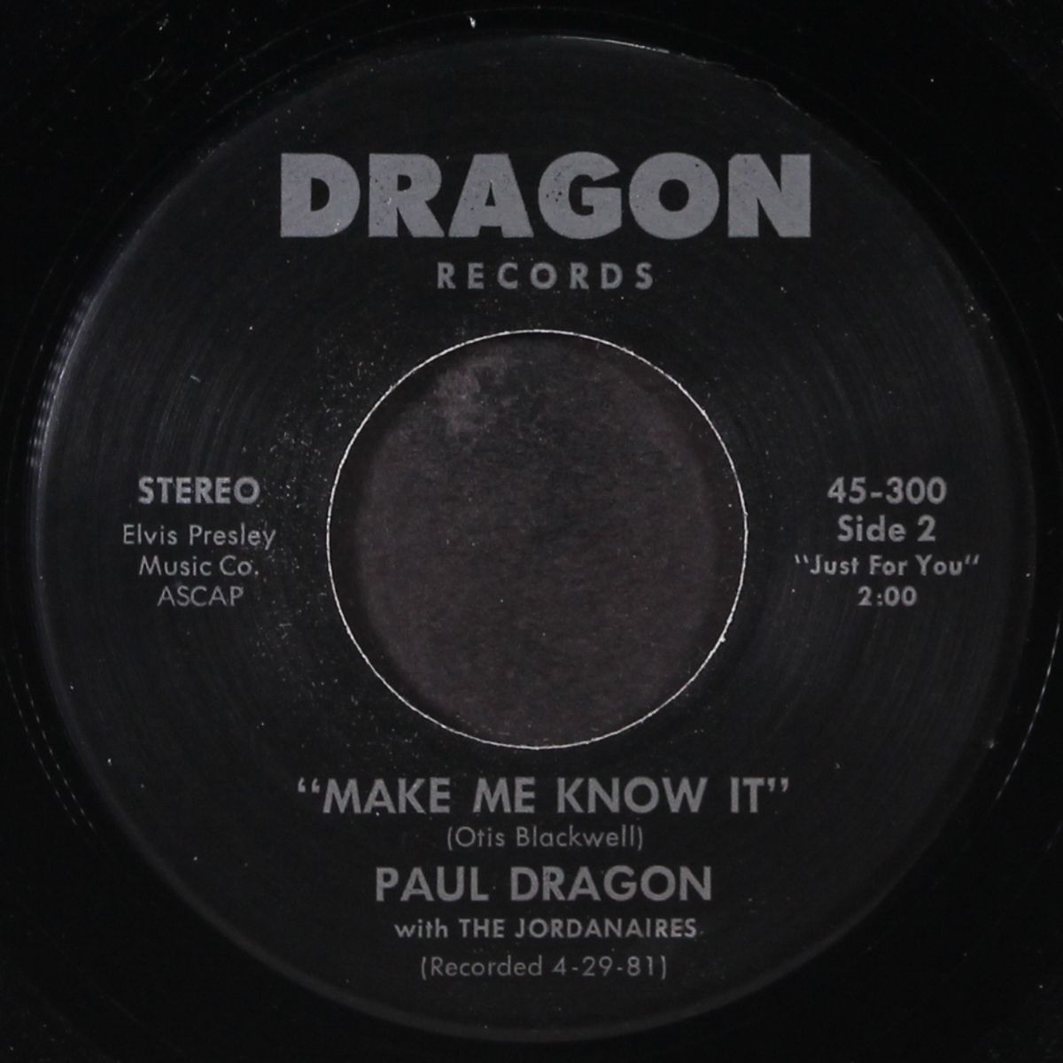 i want you with me / make me know it by PAUL DRAGON
