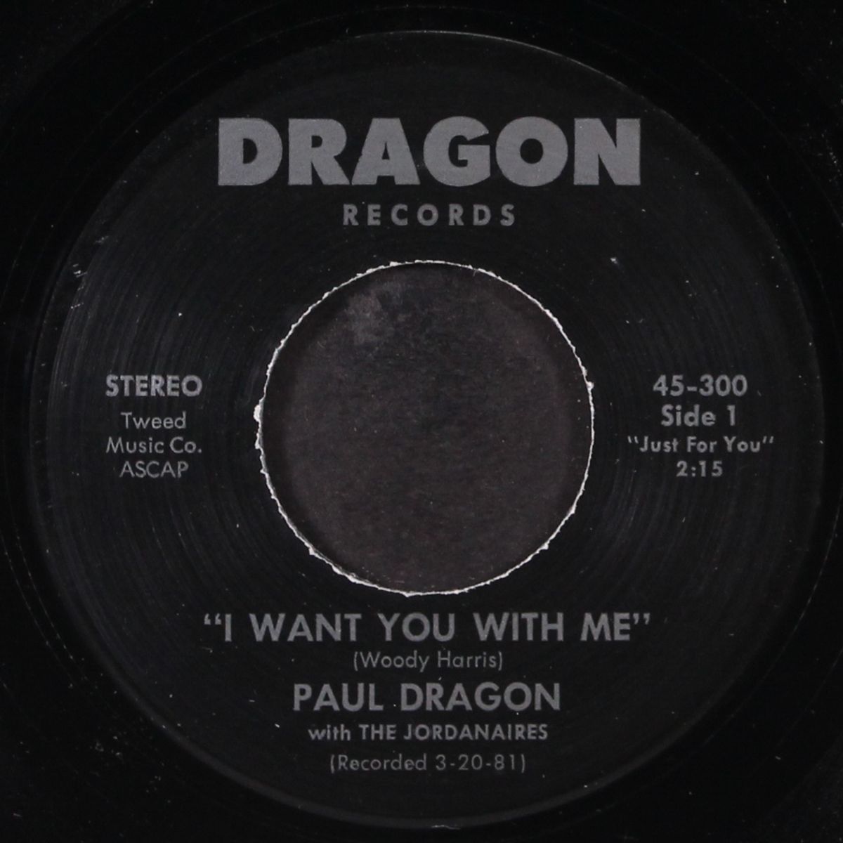 i want you with me / make me know it by PAUL DRAGON