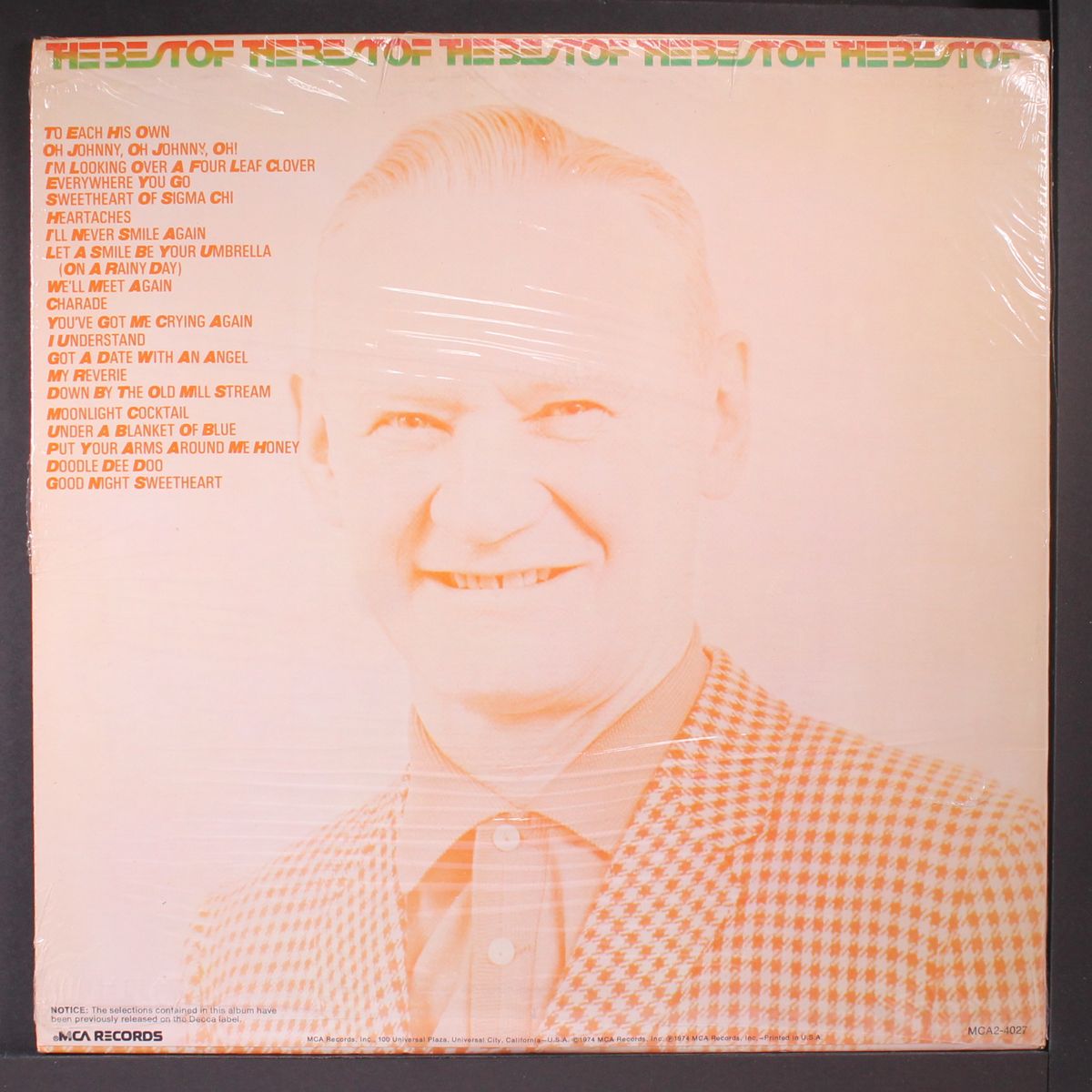best of by SAMMY KAYE