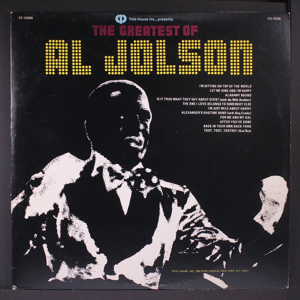 the greatest of by AL JOLSON