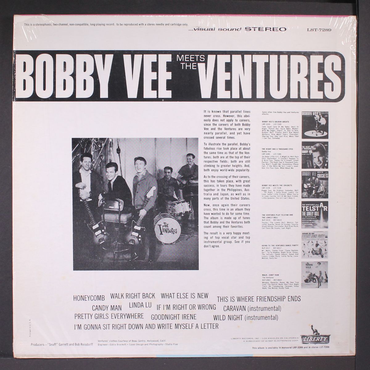 meets the ventures by BOBBY VEE