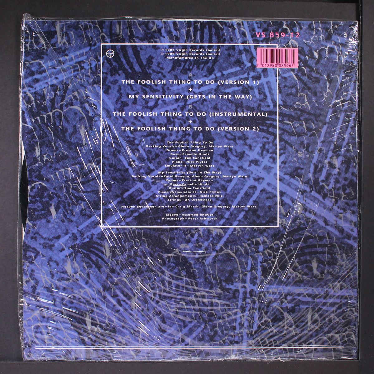 the foolish thing to do by HEAVEN 17 FEAT. JIMMY RUFFIN