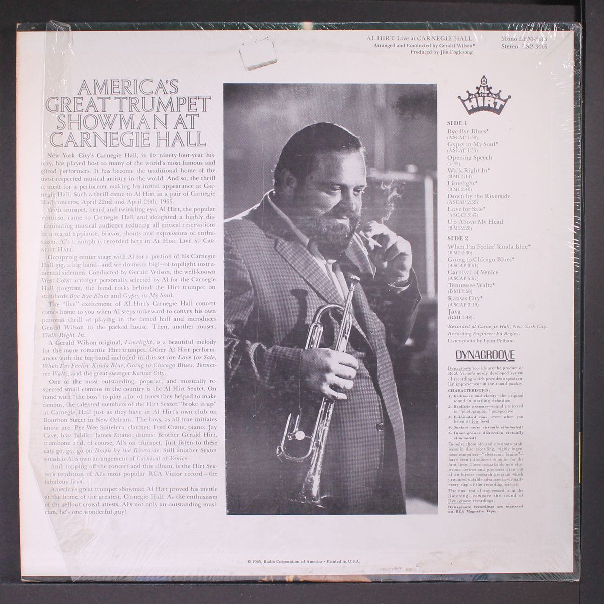 live at carnegie hall by AL HIRT