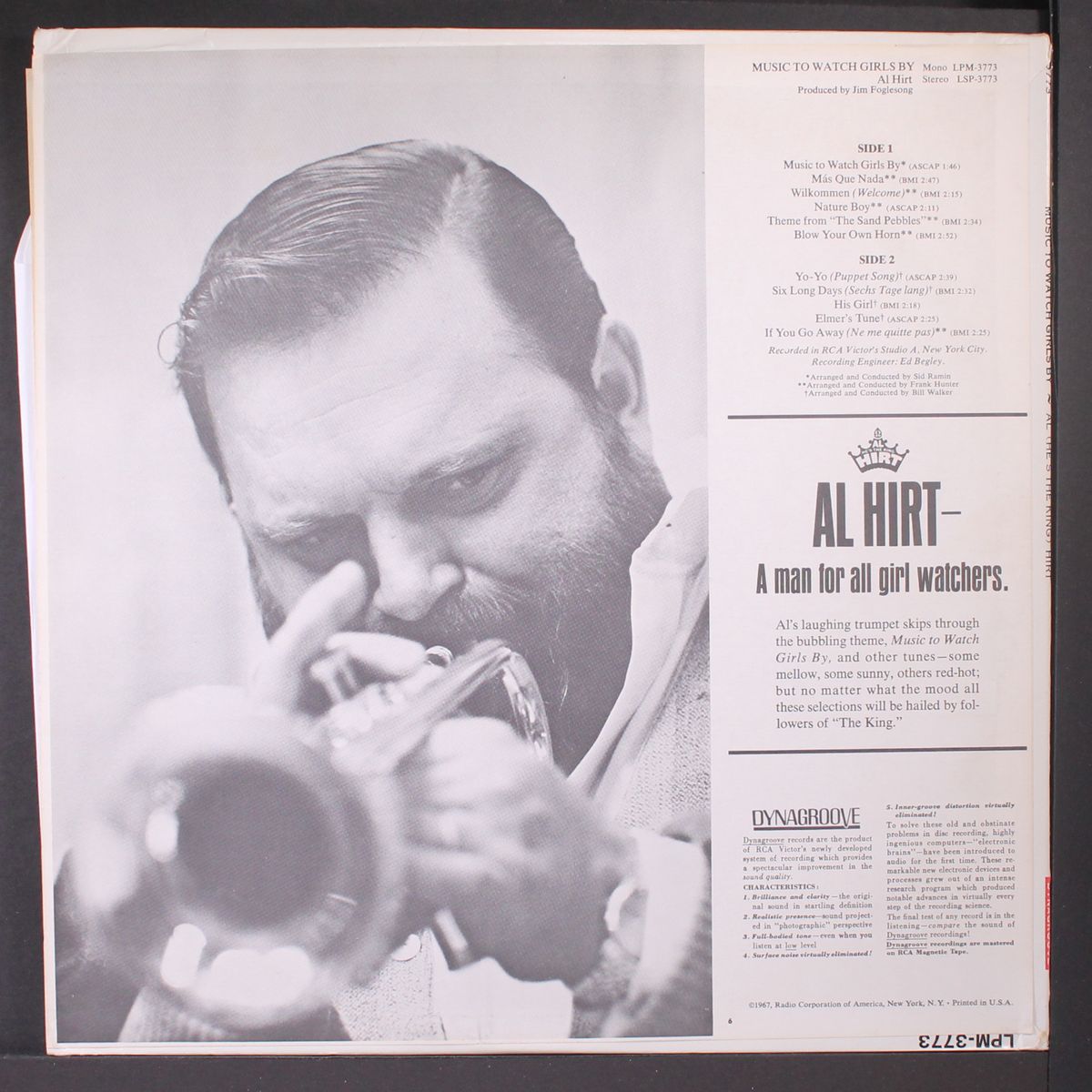 music to watch girls by by AL HIRT