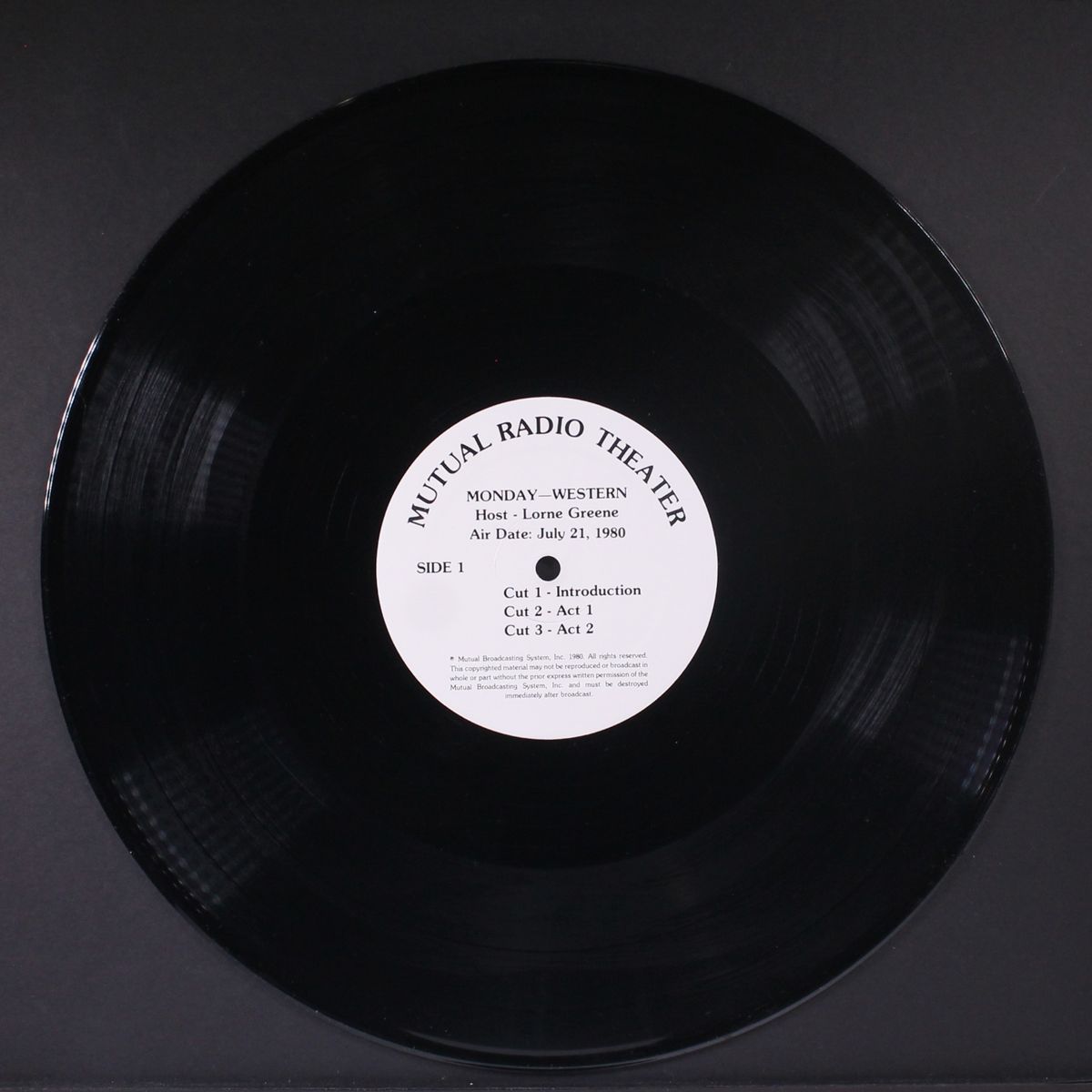 mutual radio theater july 21-25 1980 by VARIOUS