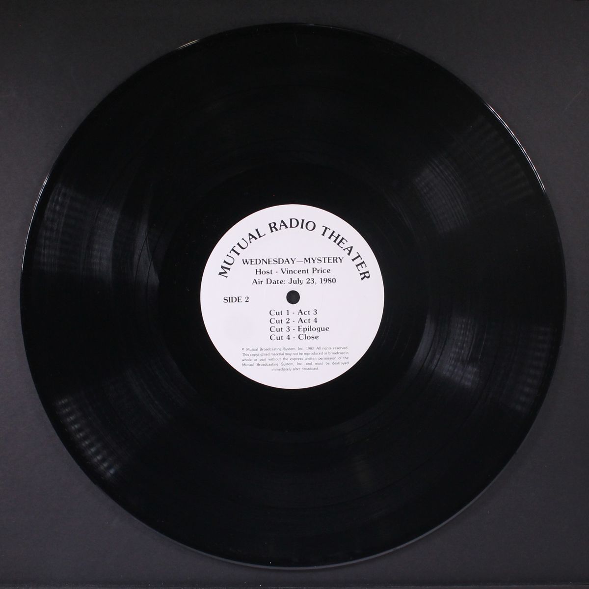 mutual radio theater july 21-25 1980 by VARIOUS