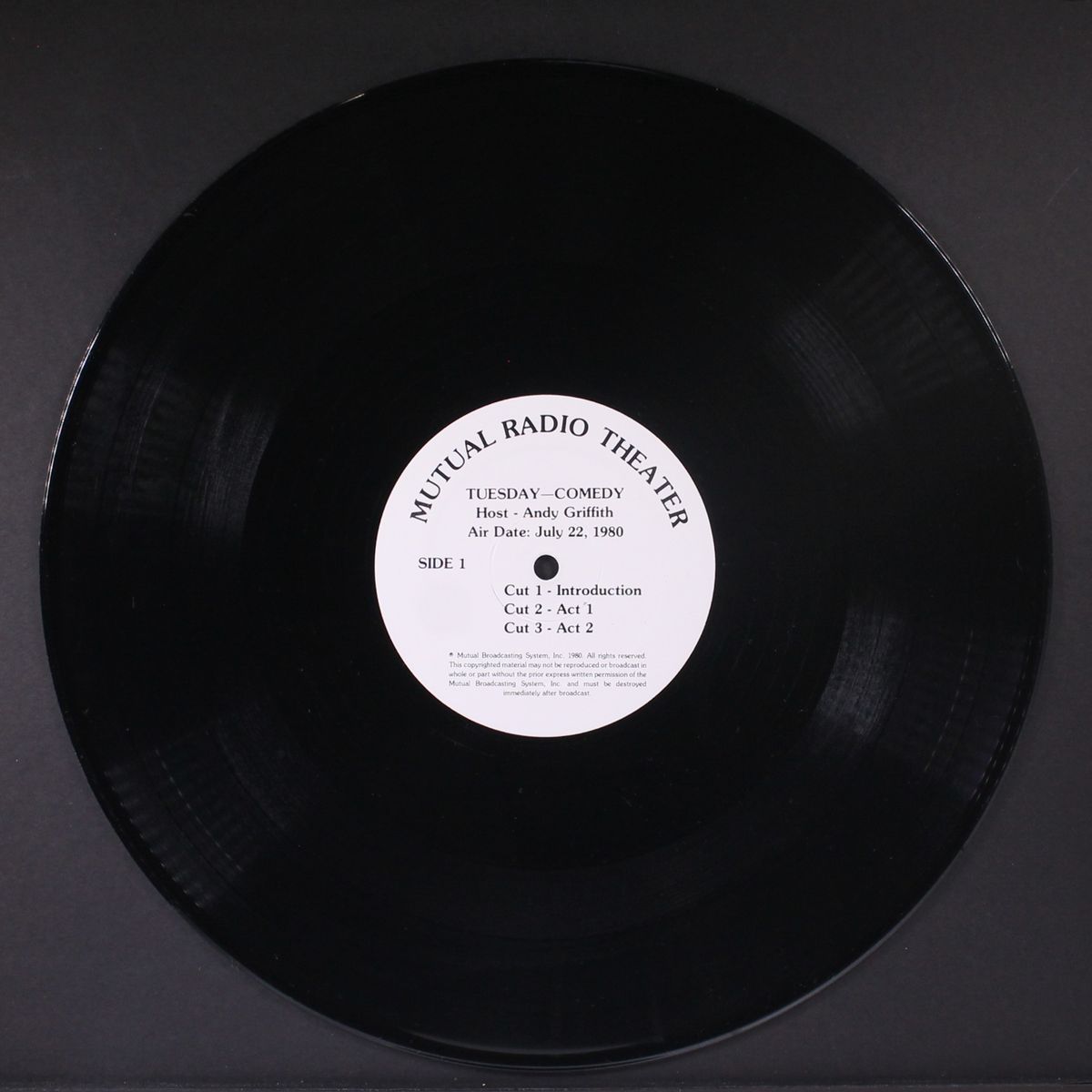 mutual radio theater july 21-25 1980 by VARIOUS