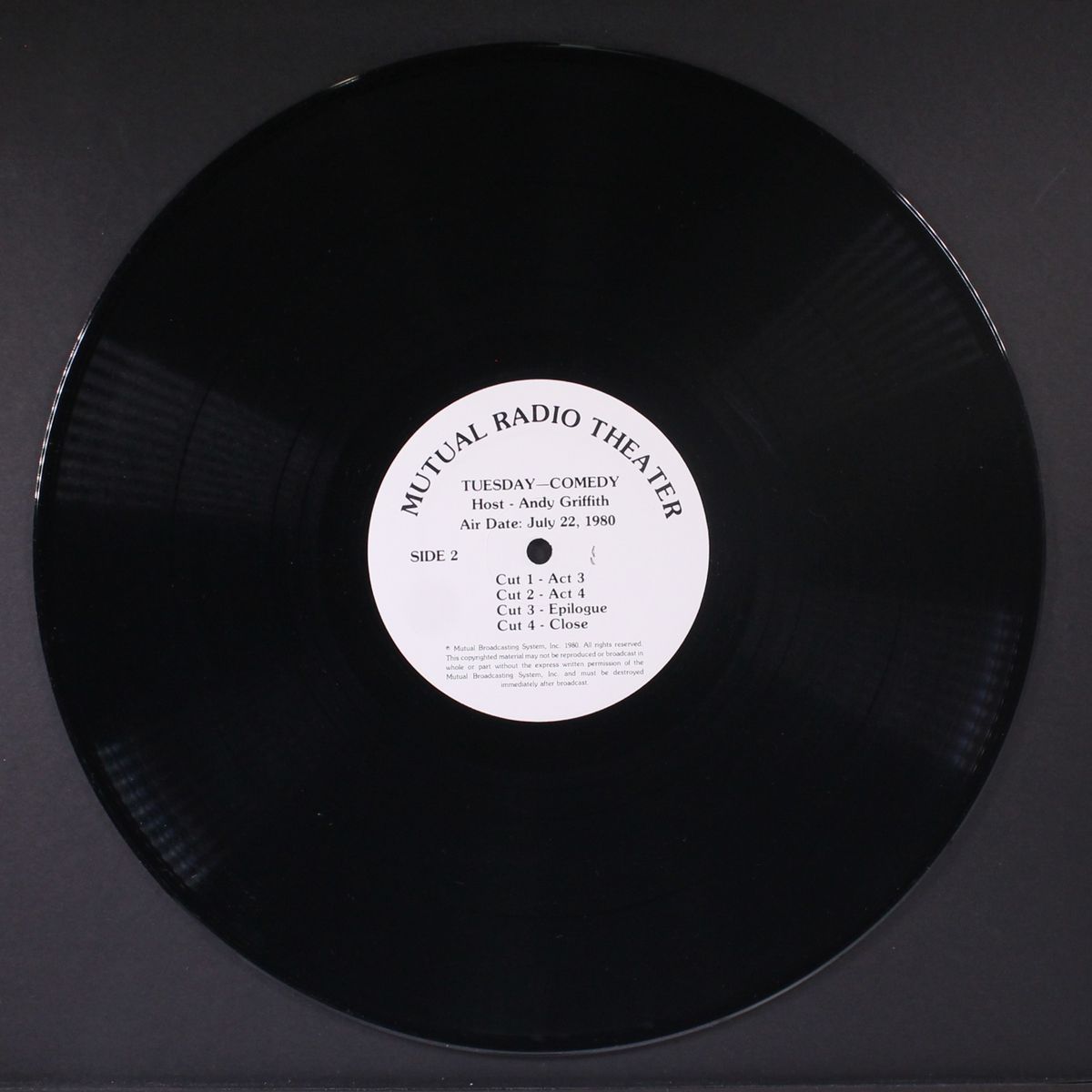 mutual radio theater july 21-25 1980 by VARIOUS