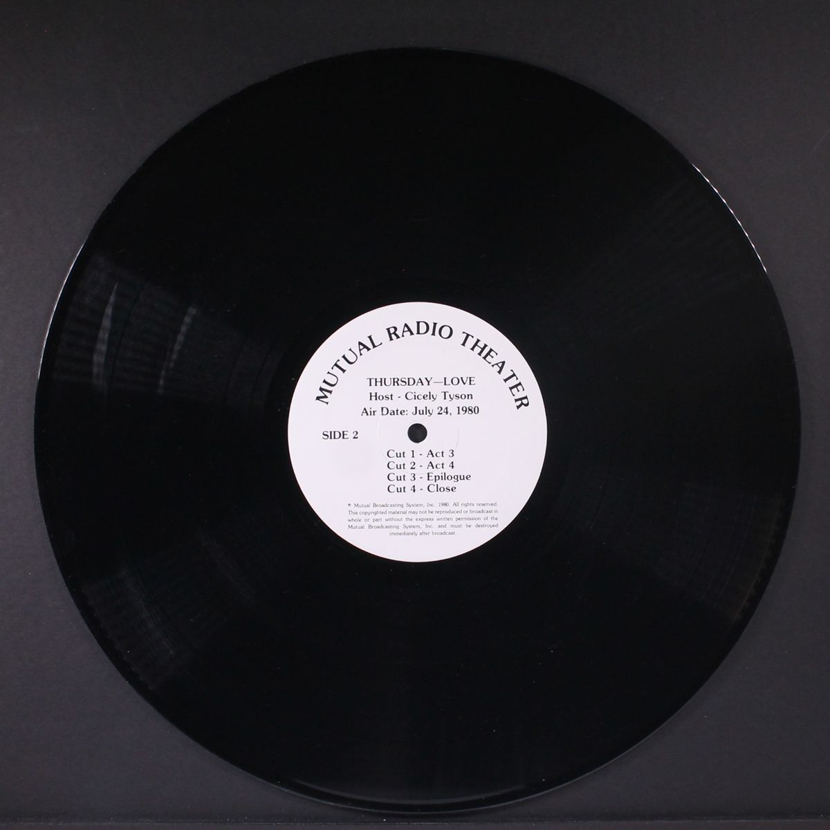 mutual radio theater july 21-25 1980 by VARIOUS