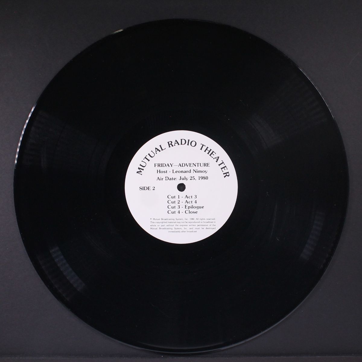mutual radio theater july 21-25 1980 by VARIOUS
