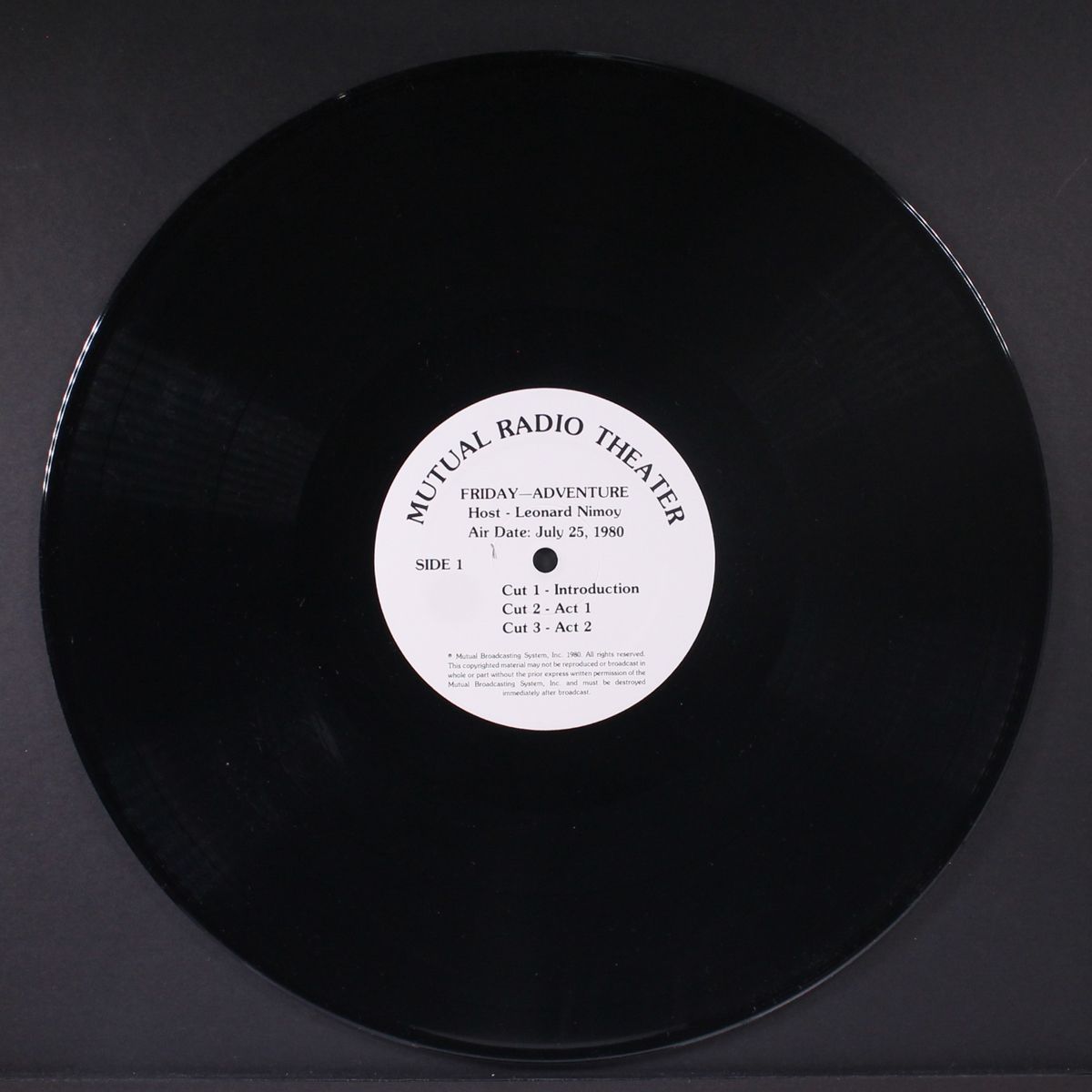 mutual radio theater july 21-25 1980 by VARIOUS