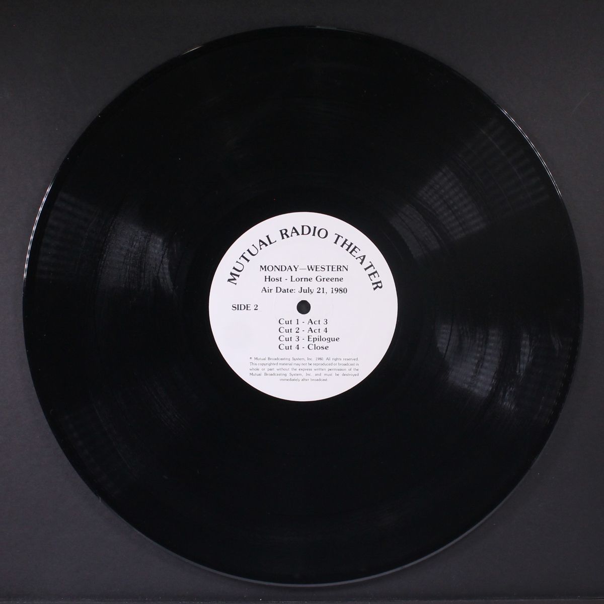 mutual radio theater july 21-25 1980 by VARIOUS