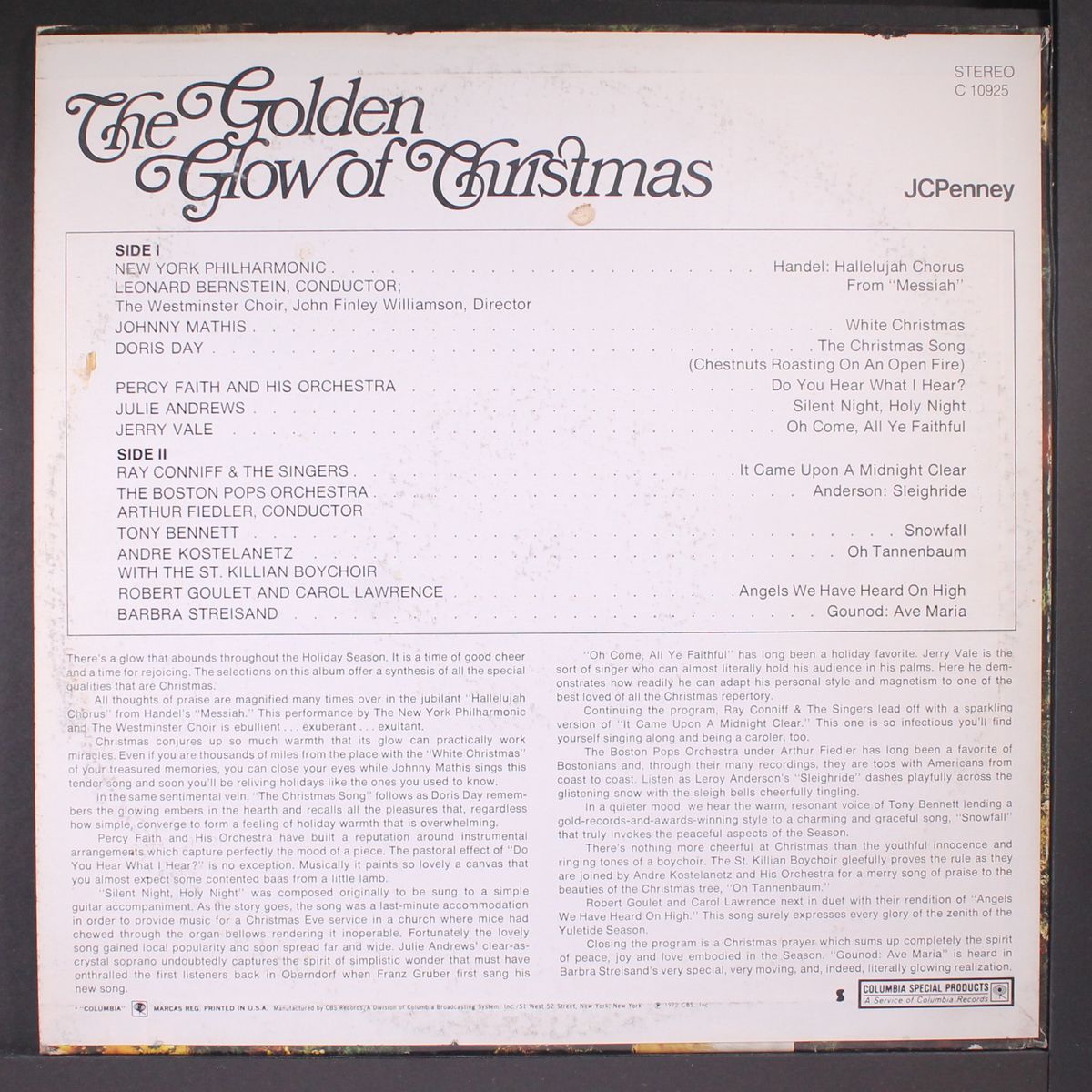 the golden glow of christmas by VARIOUS