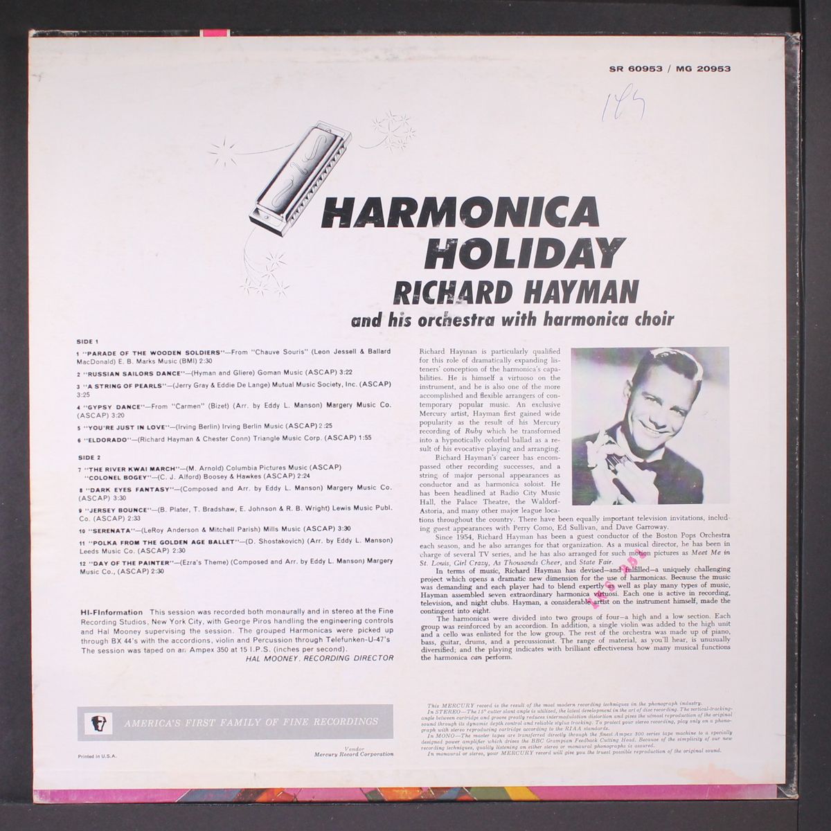 harmonica holiday by RICHARD HAYMAN