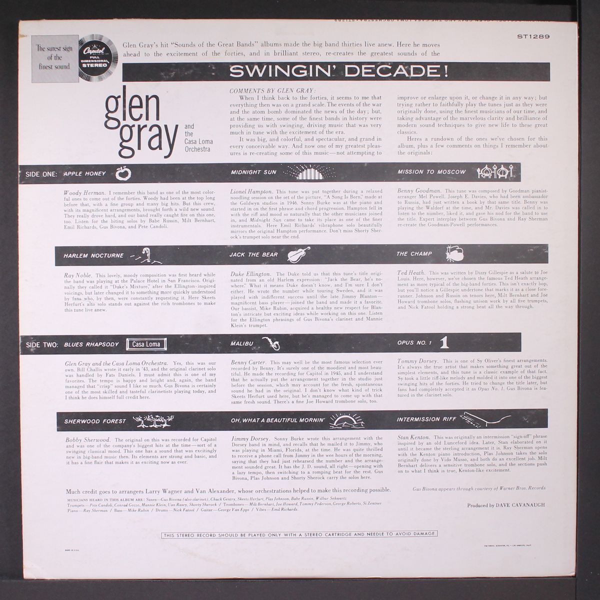 swingin decade by GLEN GRAY