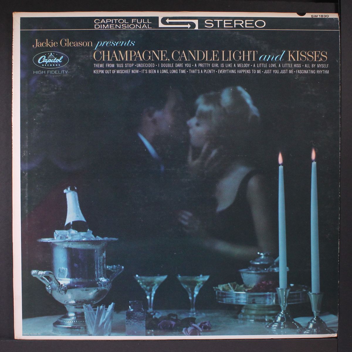 champagne, candlelight and kisses by JACKIE GLEASON