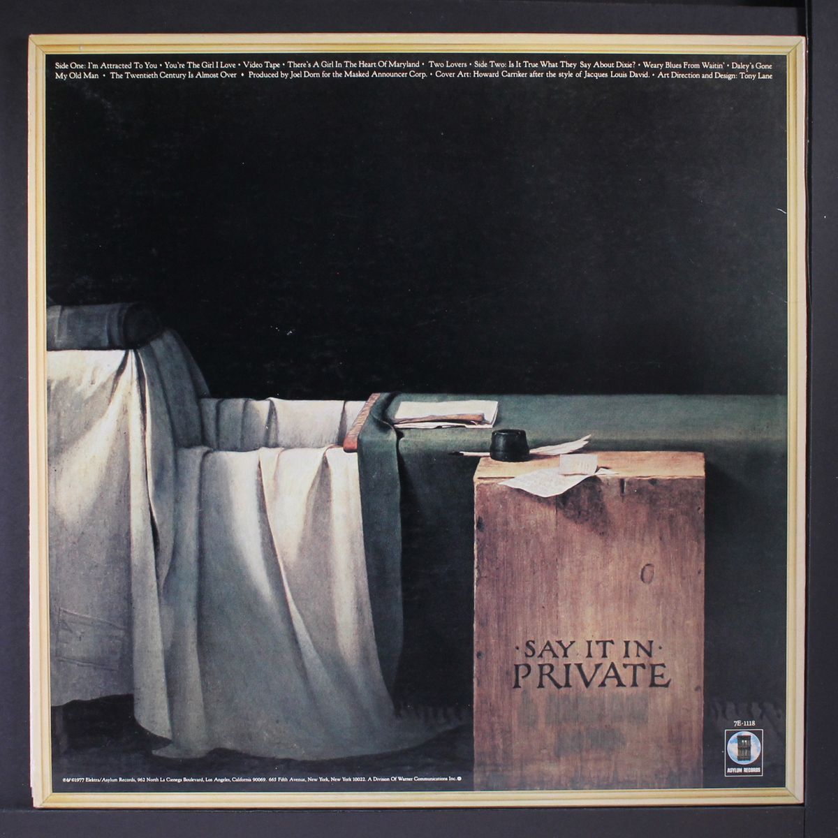 say it in private by STEVE GOODMAN